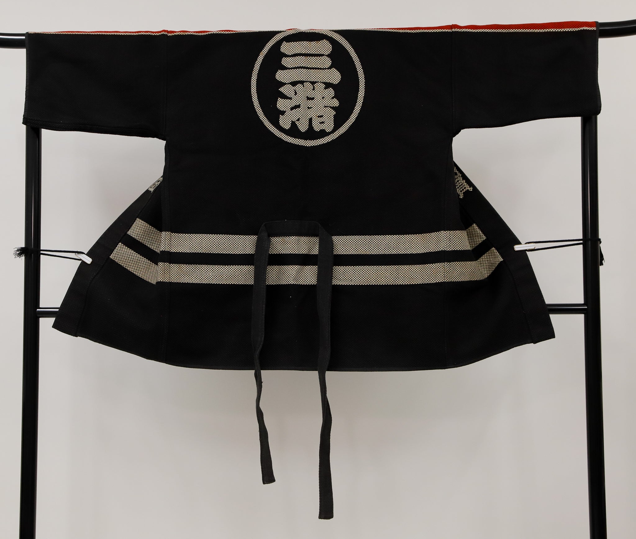 法被 法被 消防団 厚地 はんてん 漢字 ジャパンヴィンテージ 火消し 刺子◆thap488