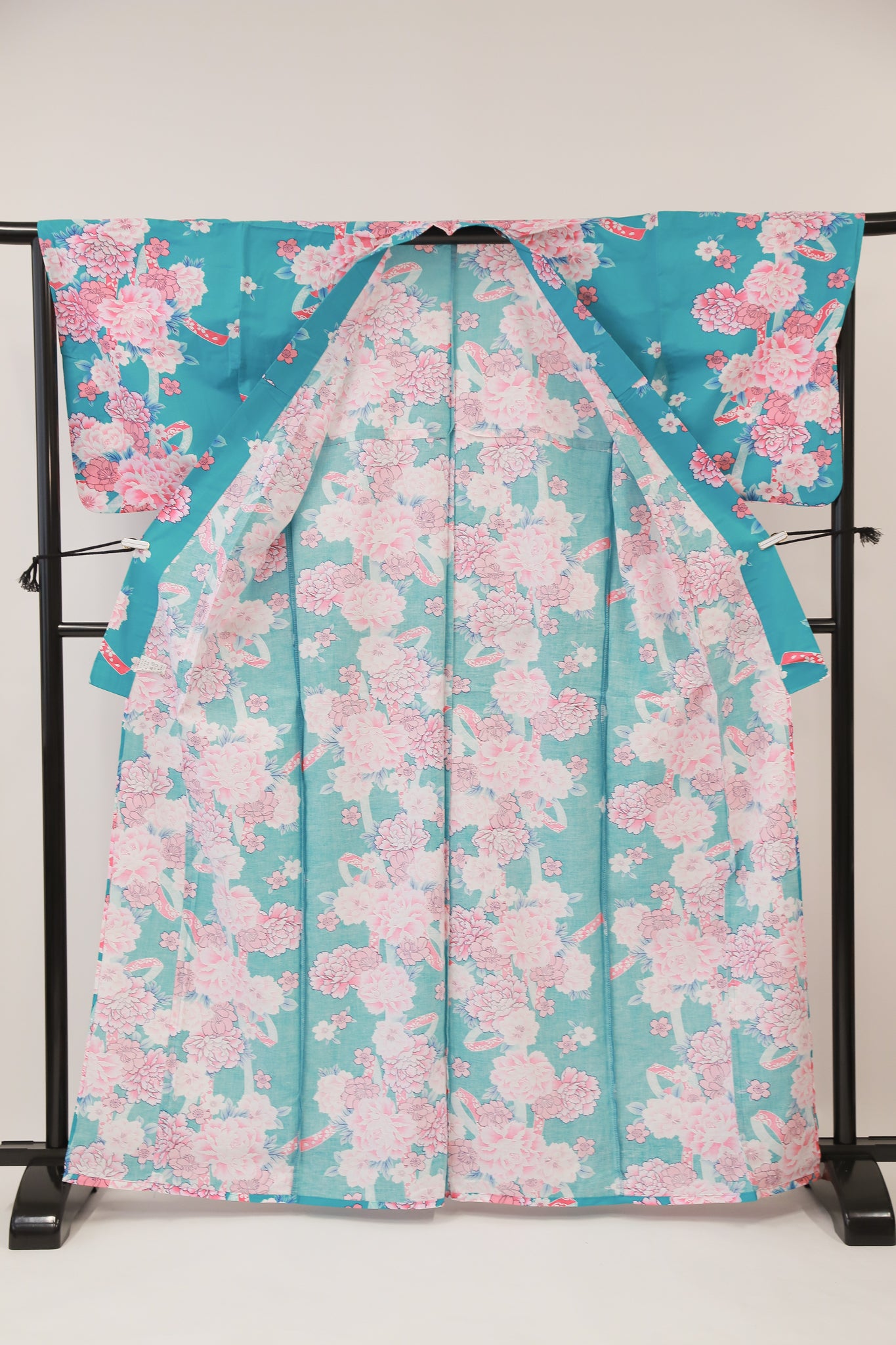 浴衣 新品 フリーサイズ 夏 和服 バスローブ ◆twy499