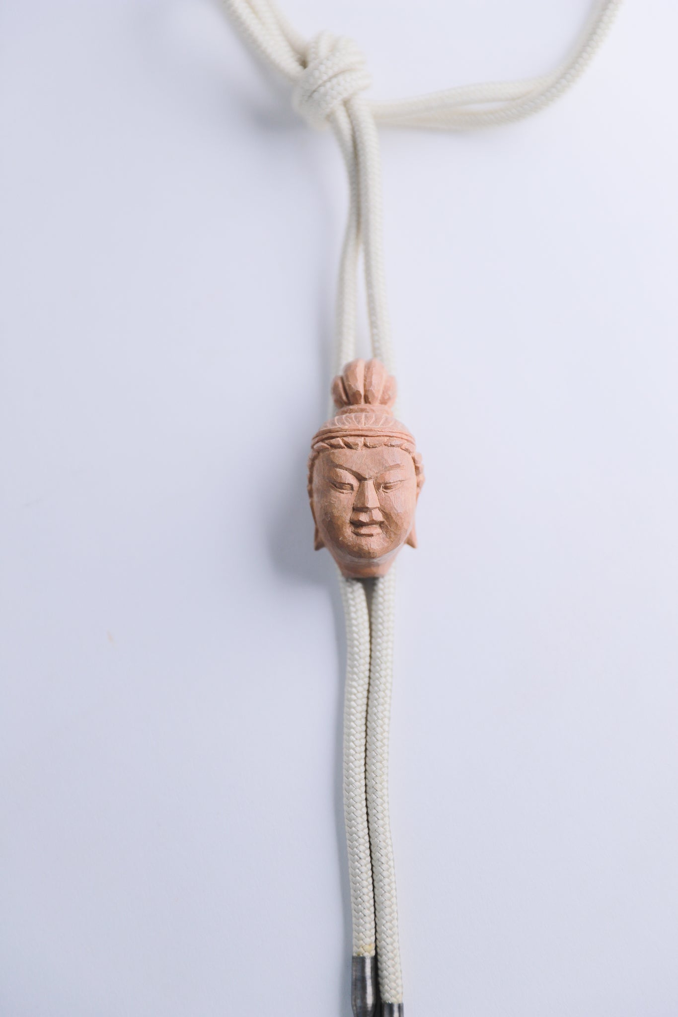 ループタイ 観音様 彫刻 ◆tk261