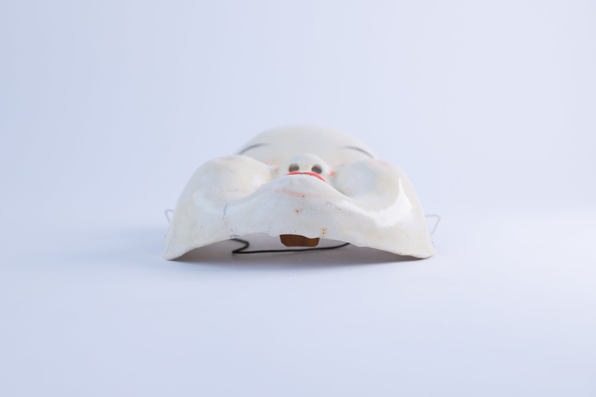 【2個セット】お面 おかめ&七福神セット くわえ付き 壁掛け インテリア◆tko540.541