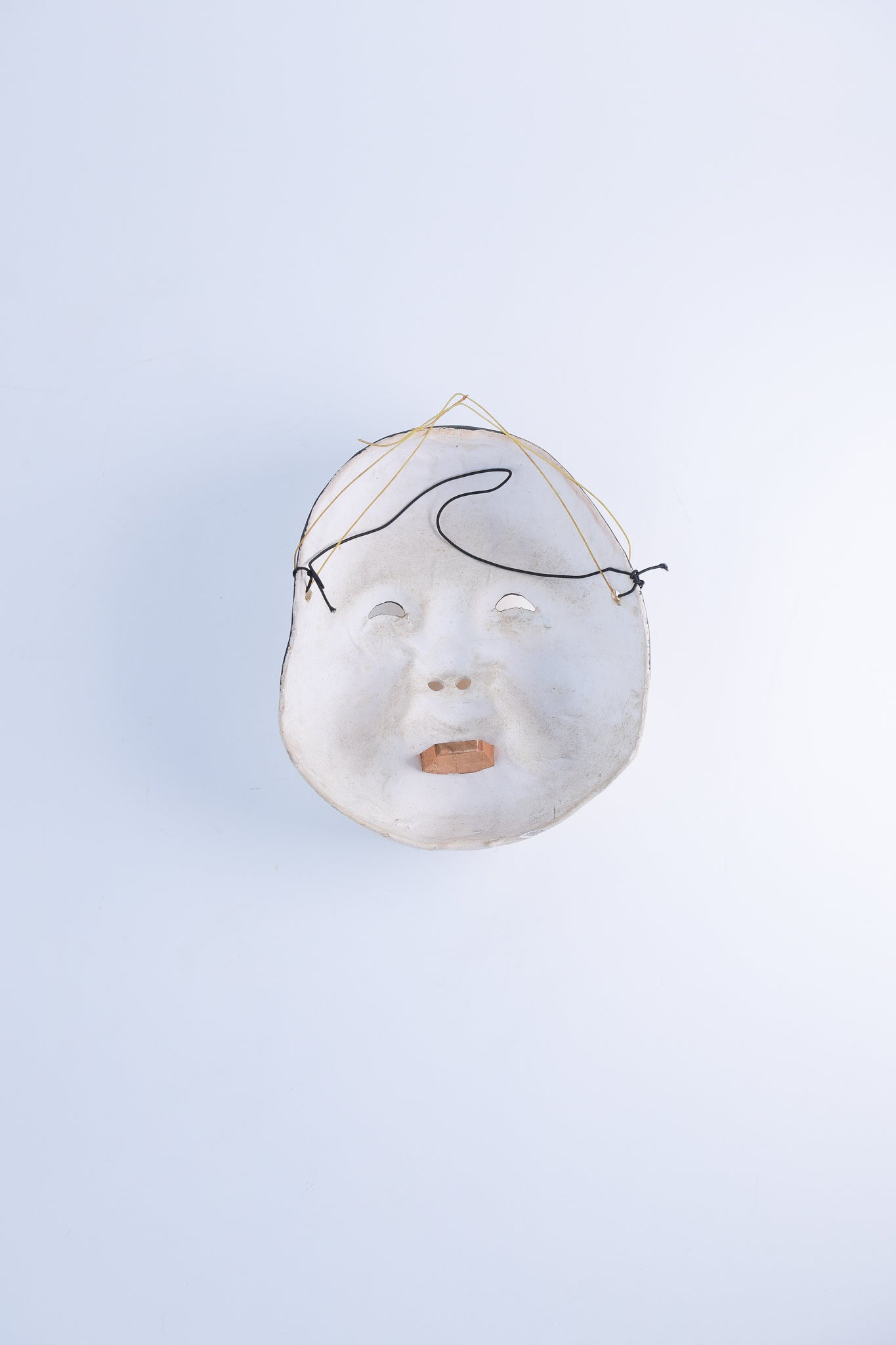 【2個セット】お面 おかめ&七福神セット くわえ付き 壁掛け インテリア◆tko540.541