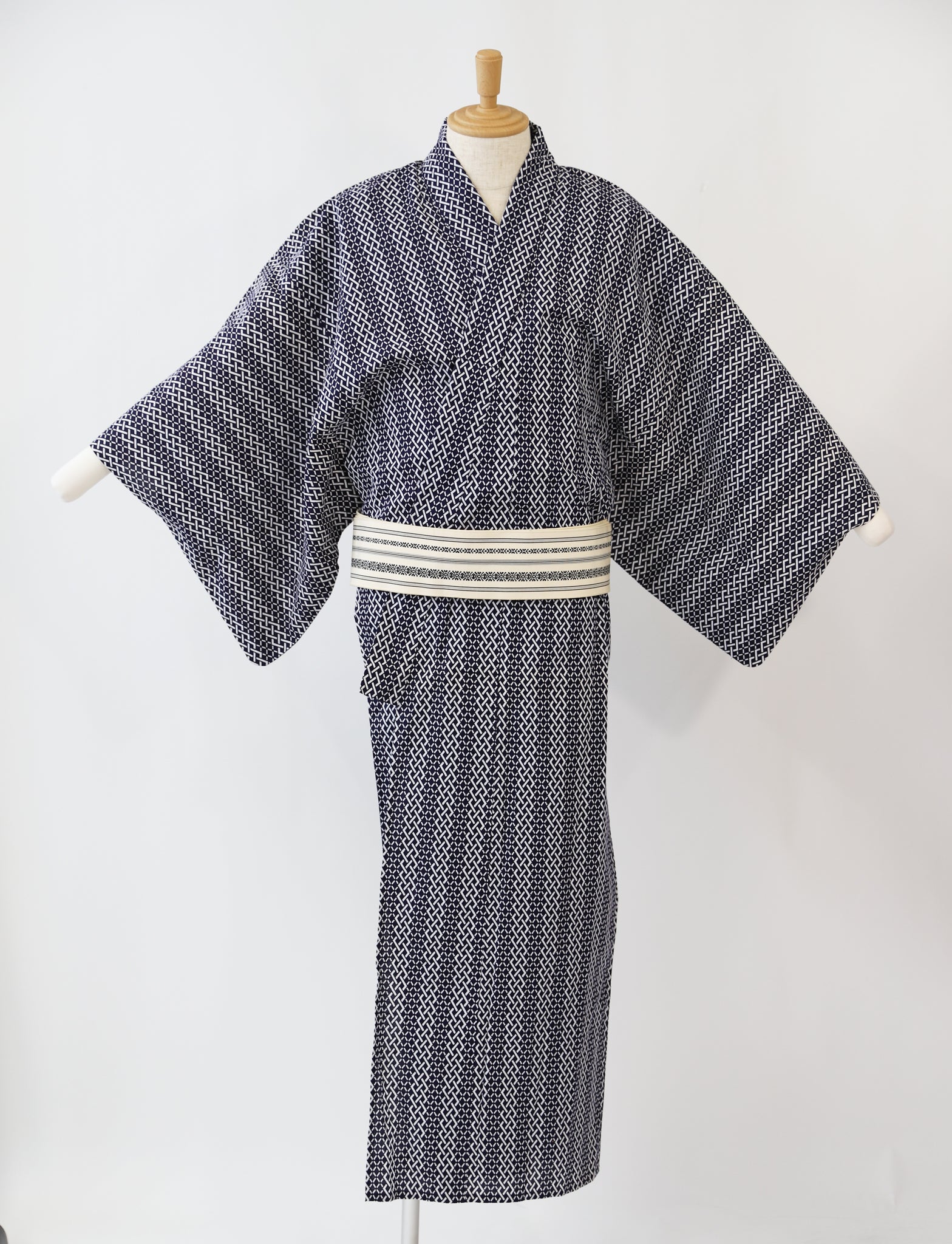 Men's Yukata and Obi Set ◆tms544
