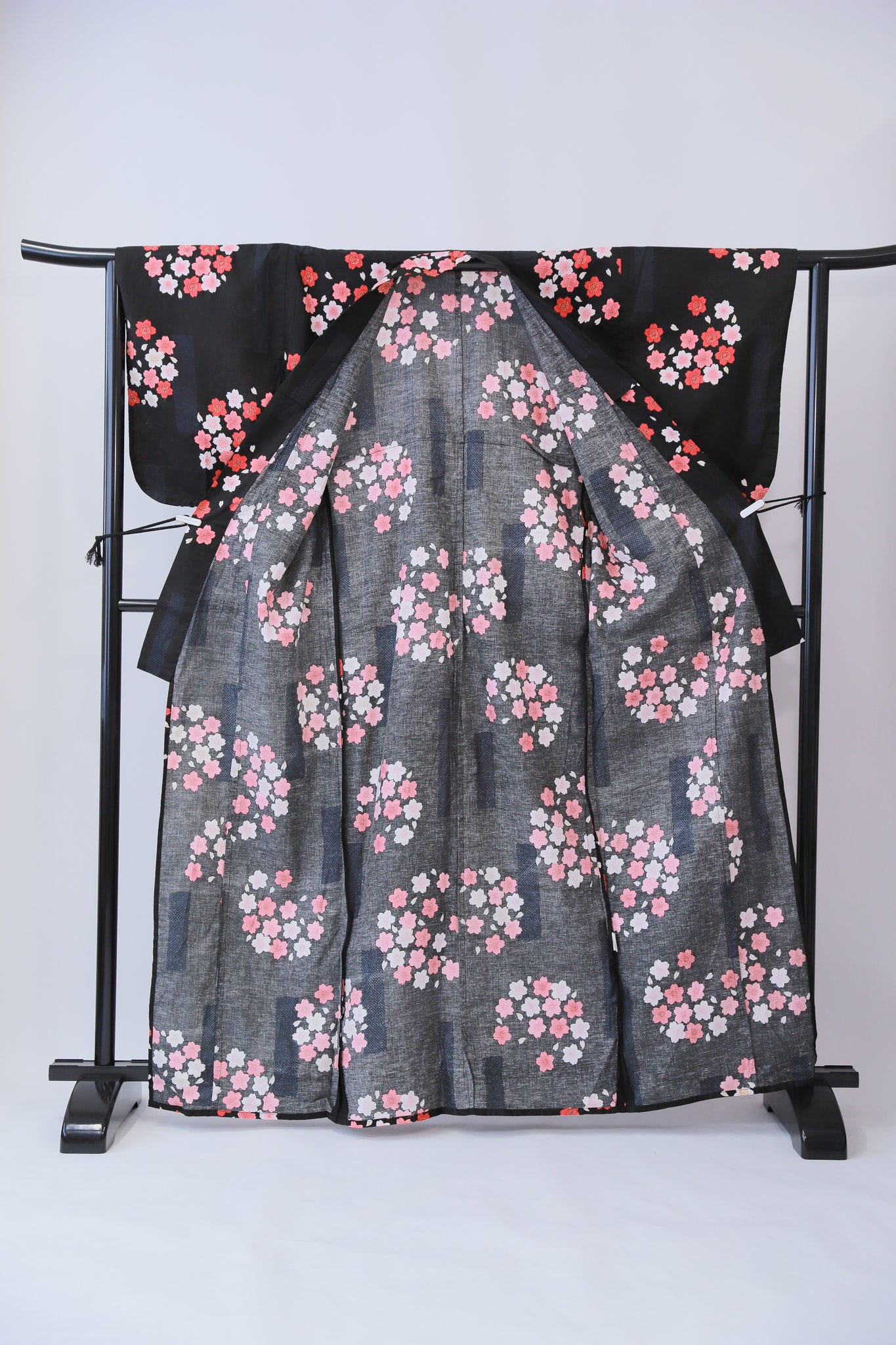 浴衣 夏 和服 バスローブ リユース ◆twy545