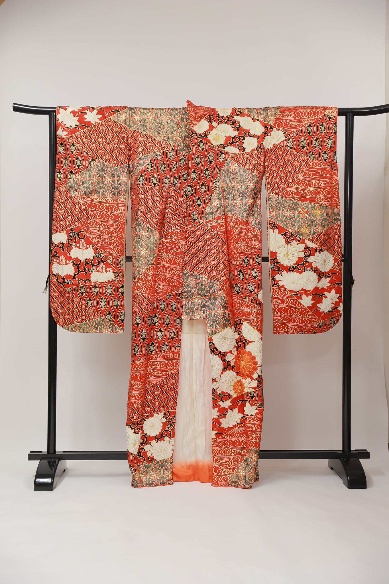 振袖 正絹 古着 結婚式 卒業式 成人式◆twf552