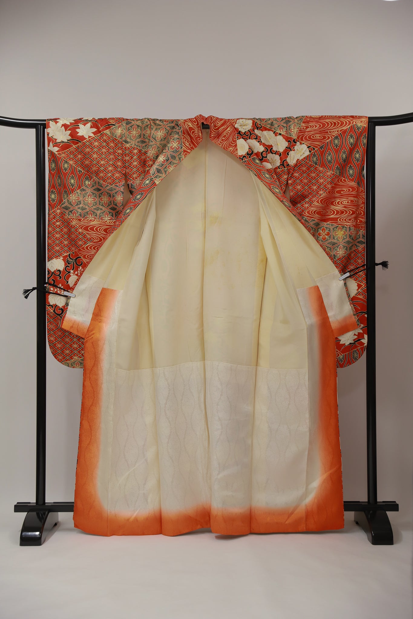 振袖 正絹 古着 結婚式 卒業式 成人式◆twf552