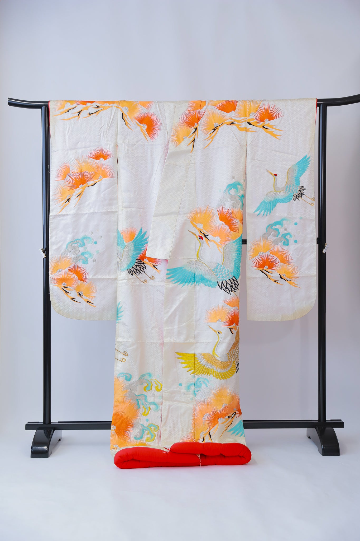 白無垢 打掛 花嫁衣装 刺繍 婚礼 結婚式 ウエディング 古着 ◆twu567