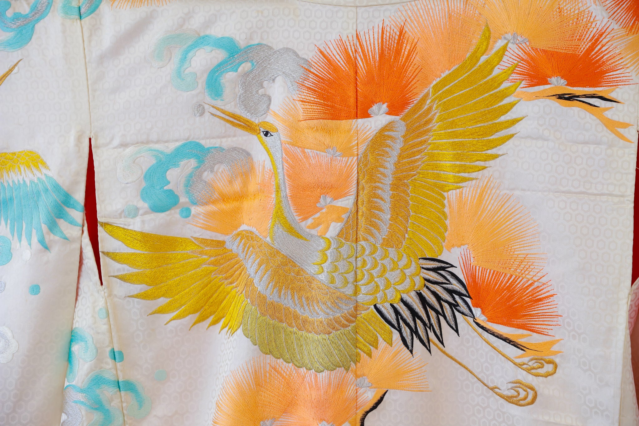 白無垢 打掛 花嫁衣装 刺繍 婚礼 結婚式 ウエディング 古着 ◆twu567