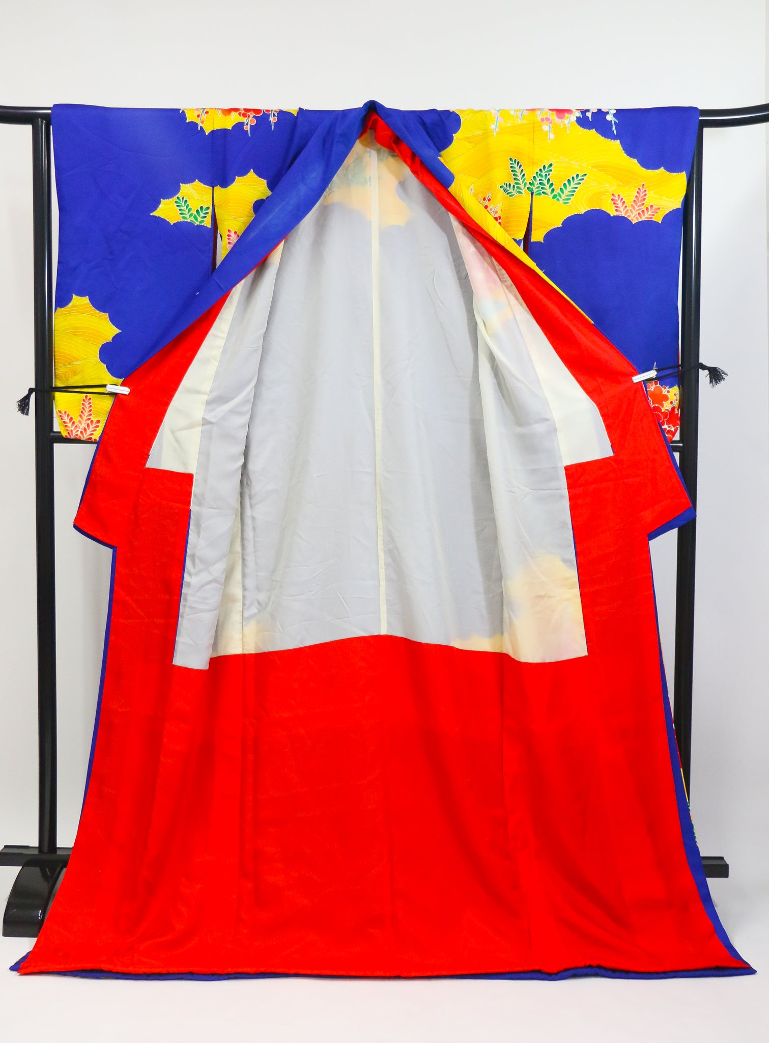 Hikifurisode Bridal Costume Luxurious Wedding Ceremony Vintage ◆twff168