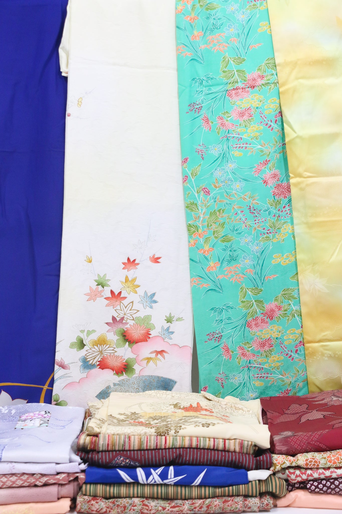 20 Women’s Kimono Bundle – Beautiful Vintage Patterns / 女性着物20点セット◆twk732
