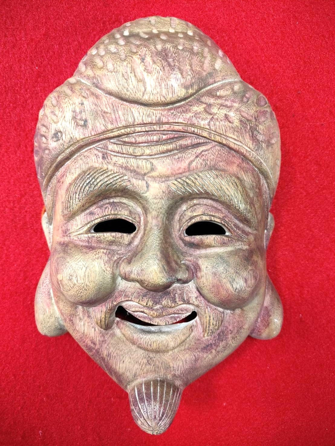 KM018 恵比寿様 大黒様 お面 開運 魔除け 招福 縁起物 壁掛け 置物