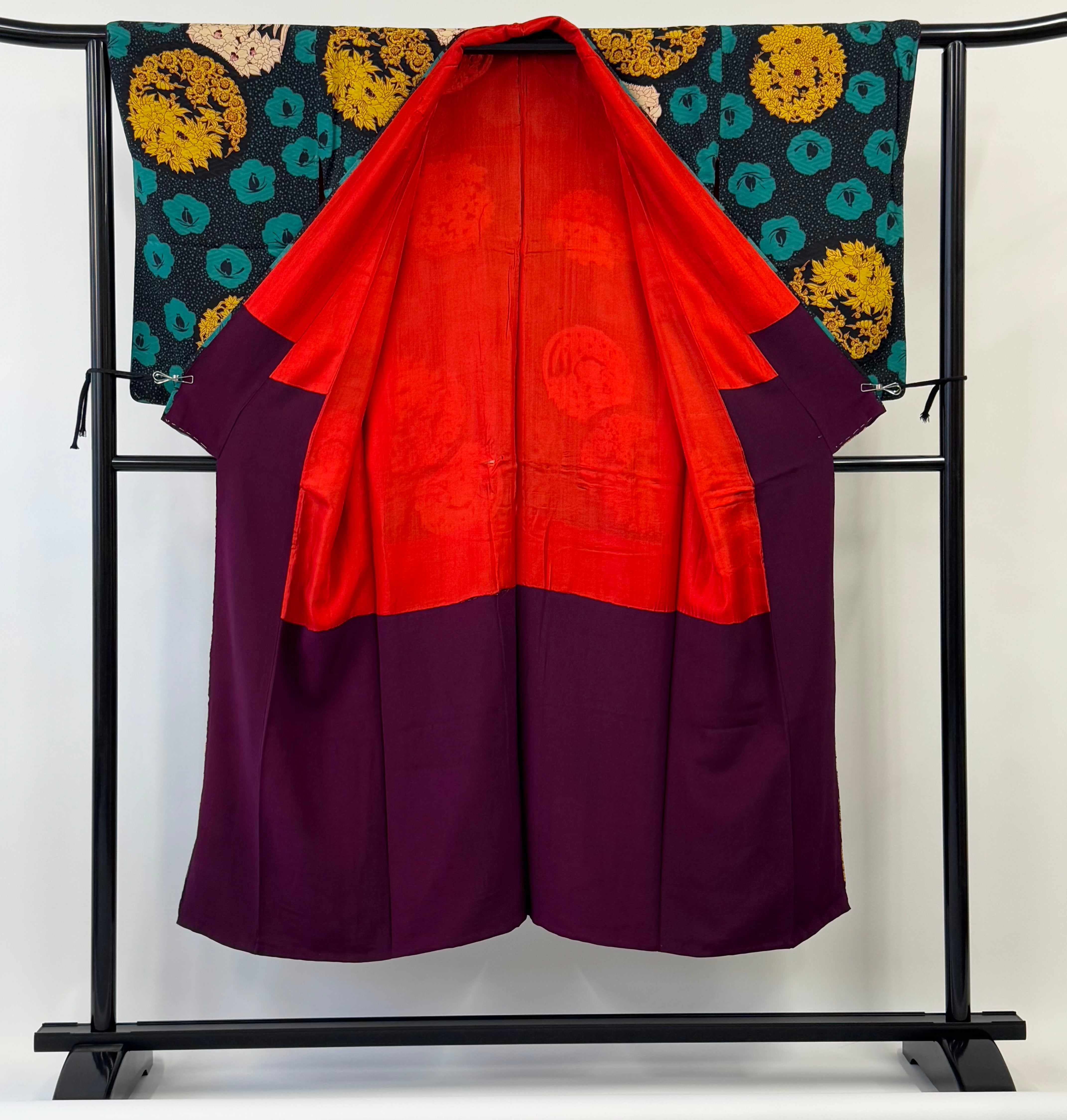 ♦KJ023 Women's kimono used Japanese clothes