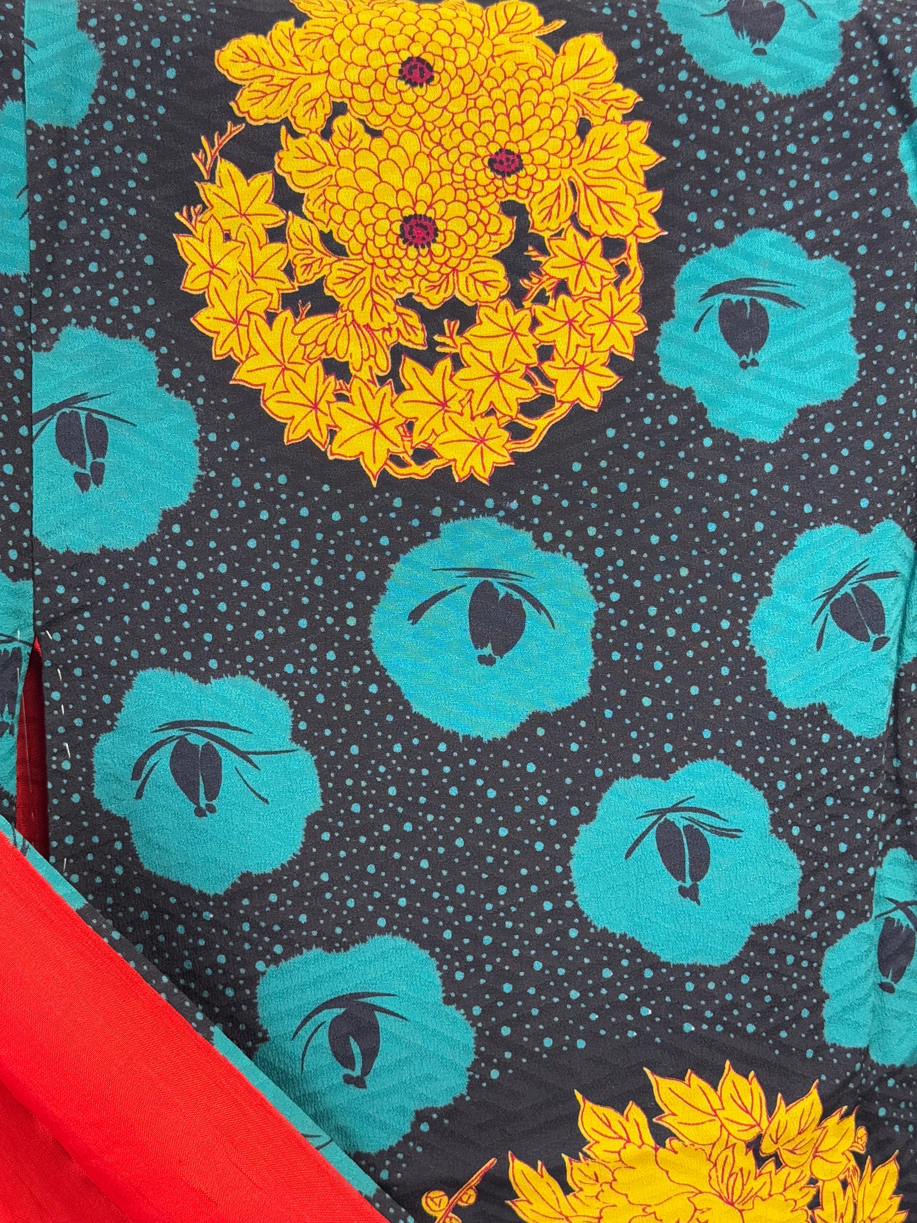 ♦KJ023 Women's kimono used Japanese clothes