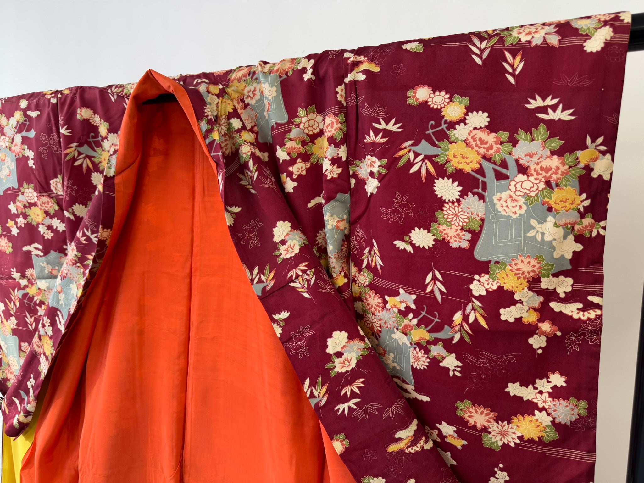 ♦KJ031 Women's kimono used Japanese clothes