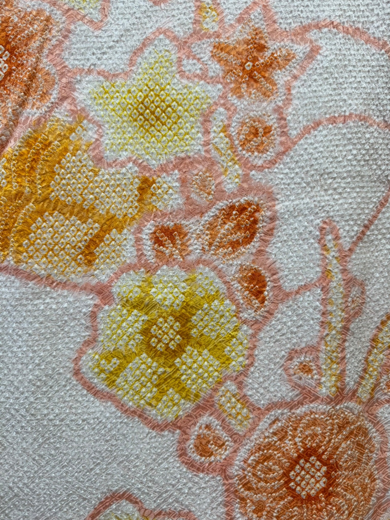 KJ049 Women's Furisode Used Japanese Clothes