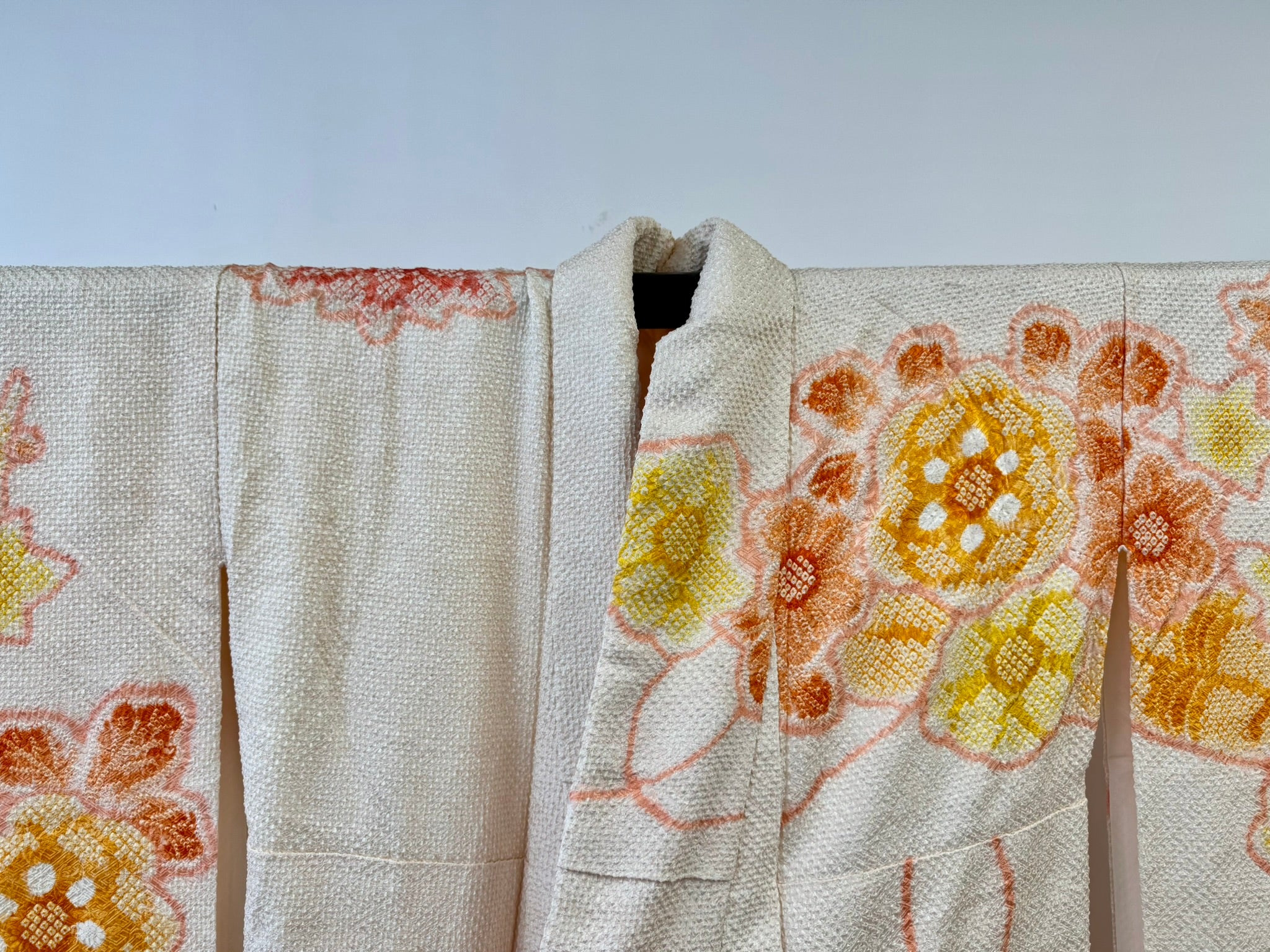 KJ049 Women's Furisode Used Japanese Clothes