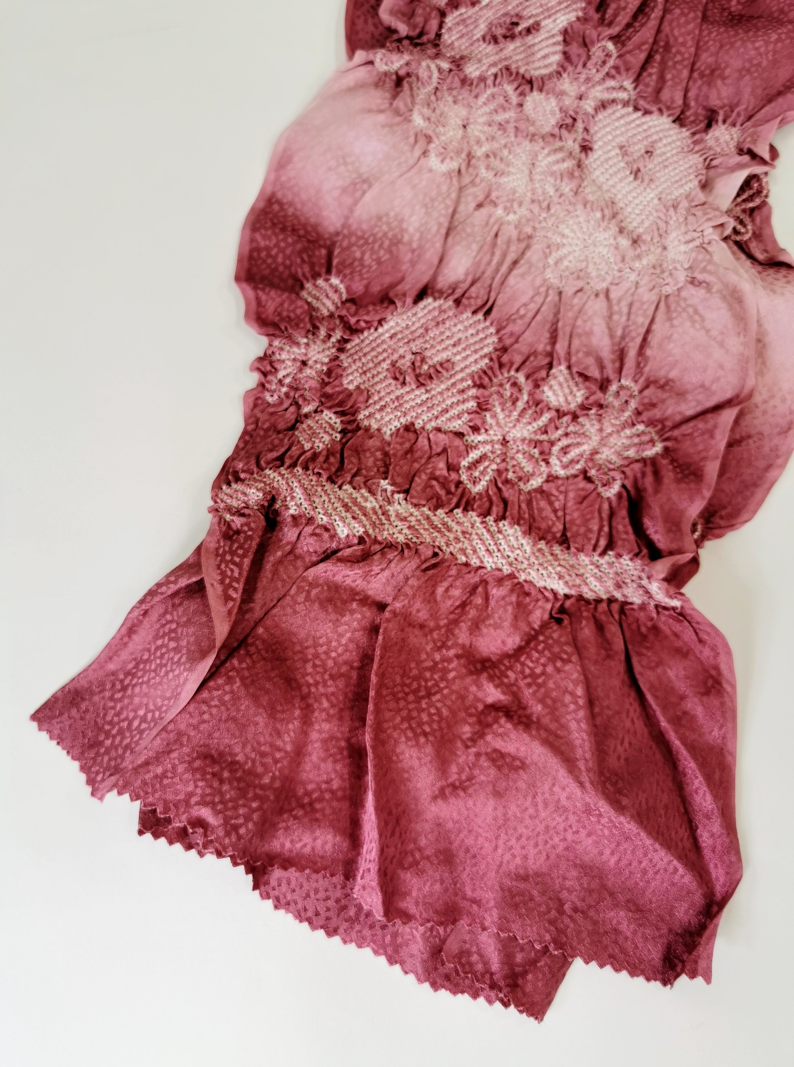 帯揚げ絞り着物小物 中古◆toa292