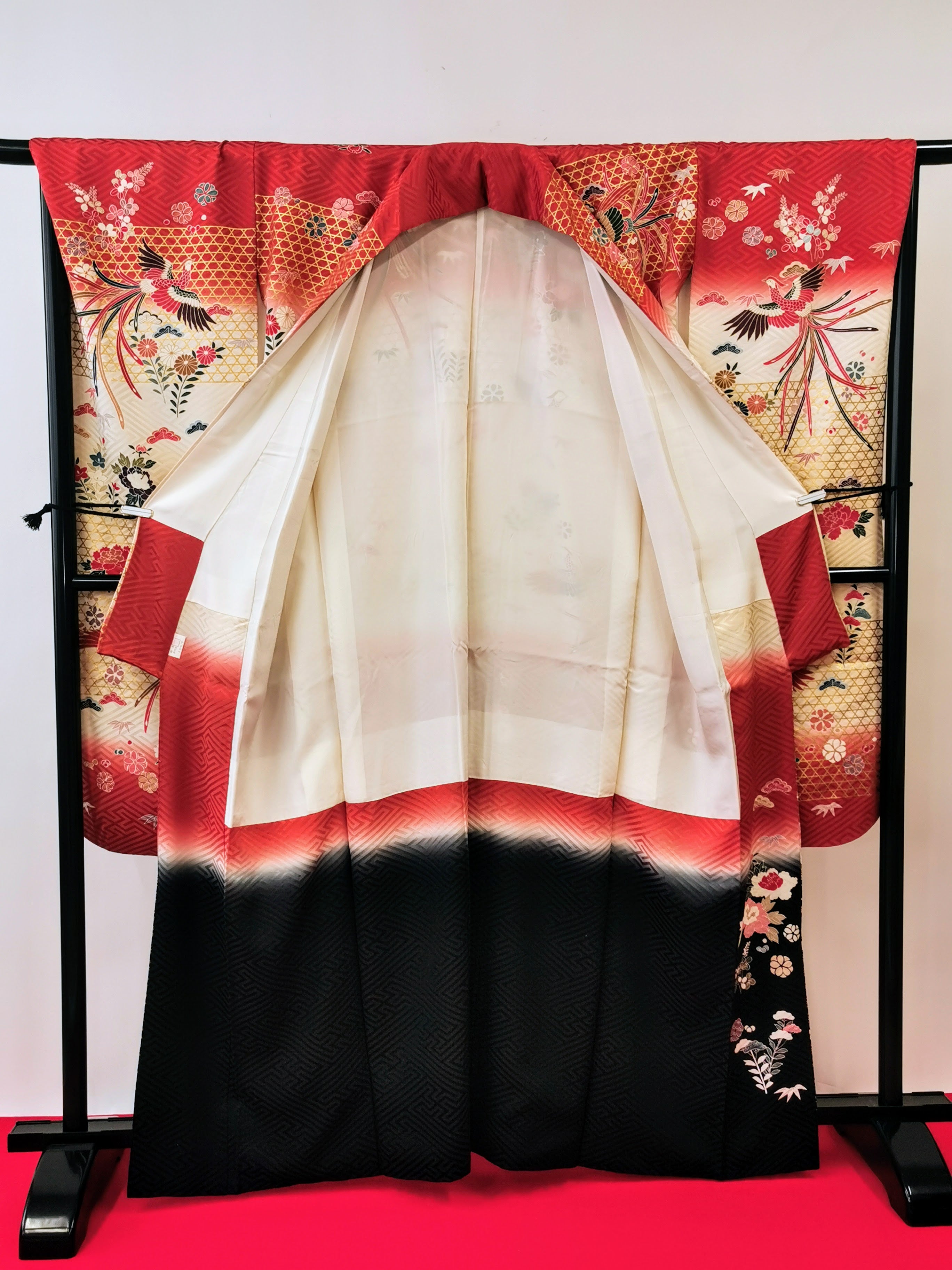 振袖 正絹 古着 結婚式 卒業式 成人式◆twf253