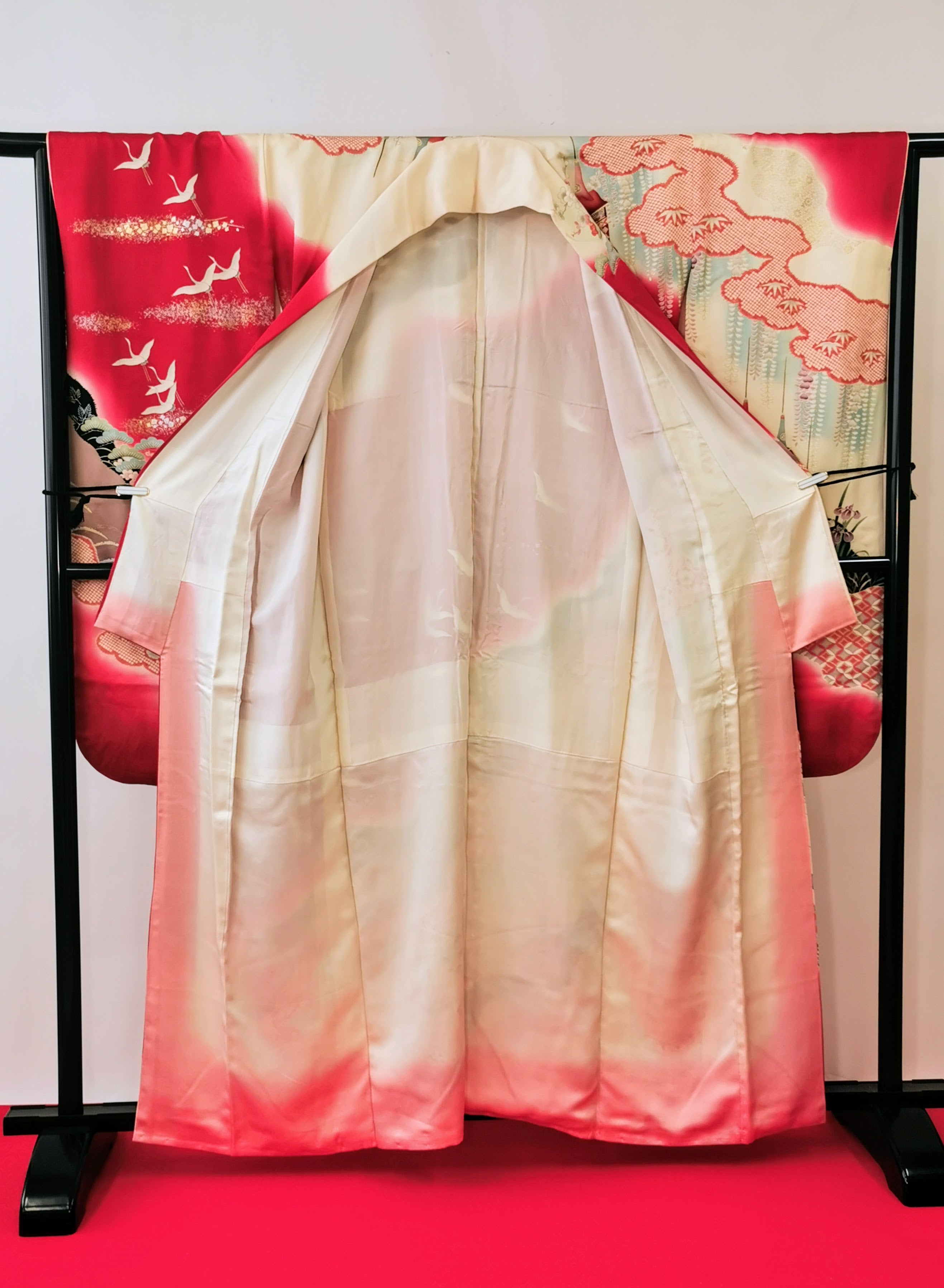 振袖 正絹 古着 結婚式 卒業式 成人式◆twf249