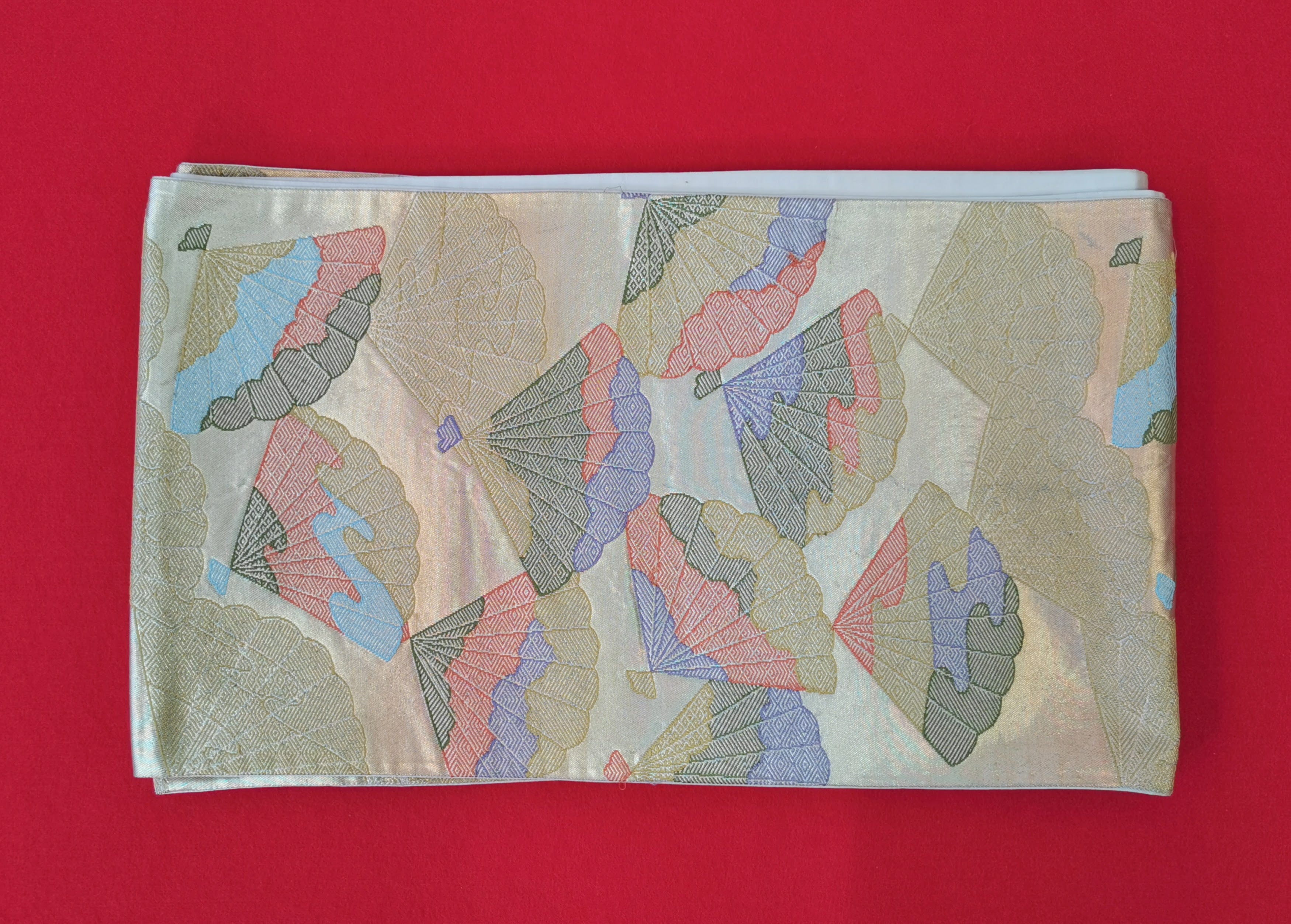 袋帯 5枚まとめ売り ゴールド系 女性 中古品 和装 和装小物 リメイク 古布リメイク ハギレ 帯 和柄 和装帯◆toh191