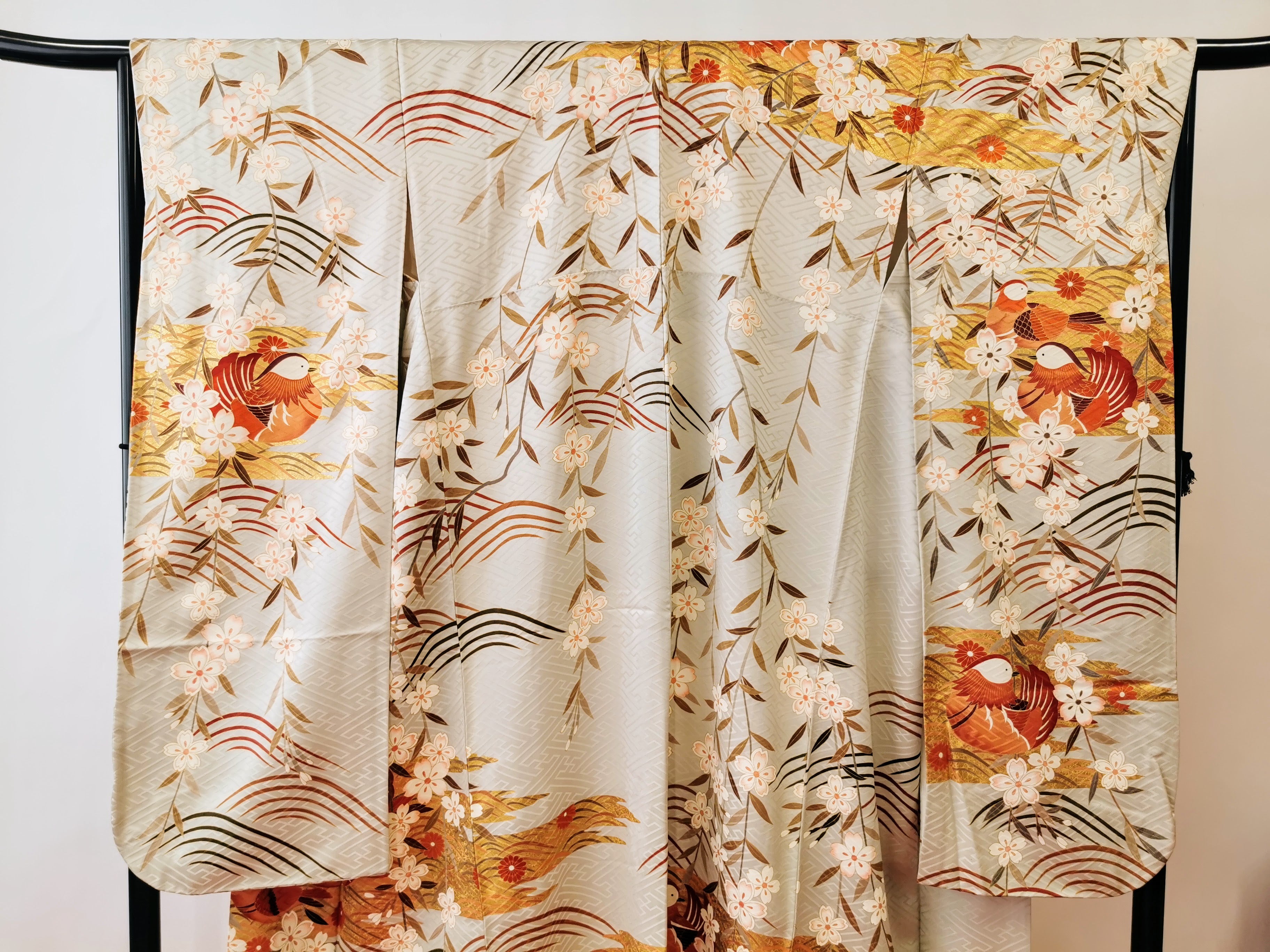 振袖 正絹 古着 結婚式 卒業式 成人式◆twf248