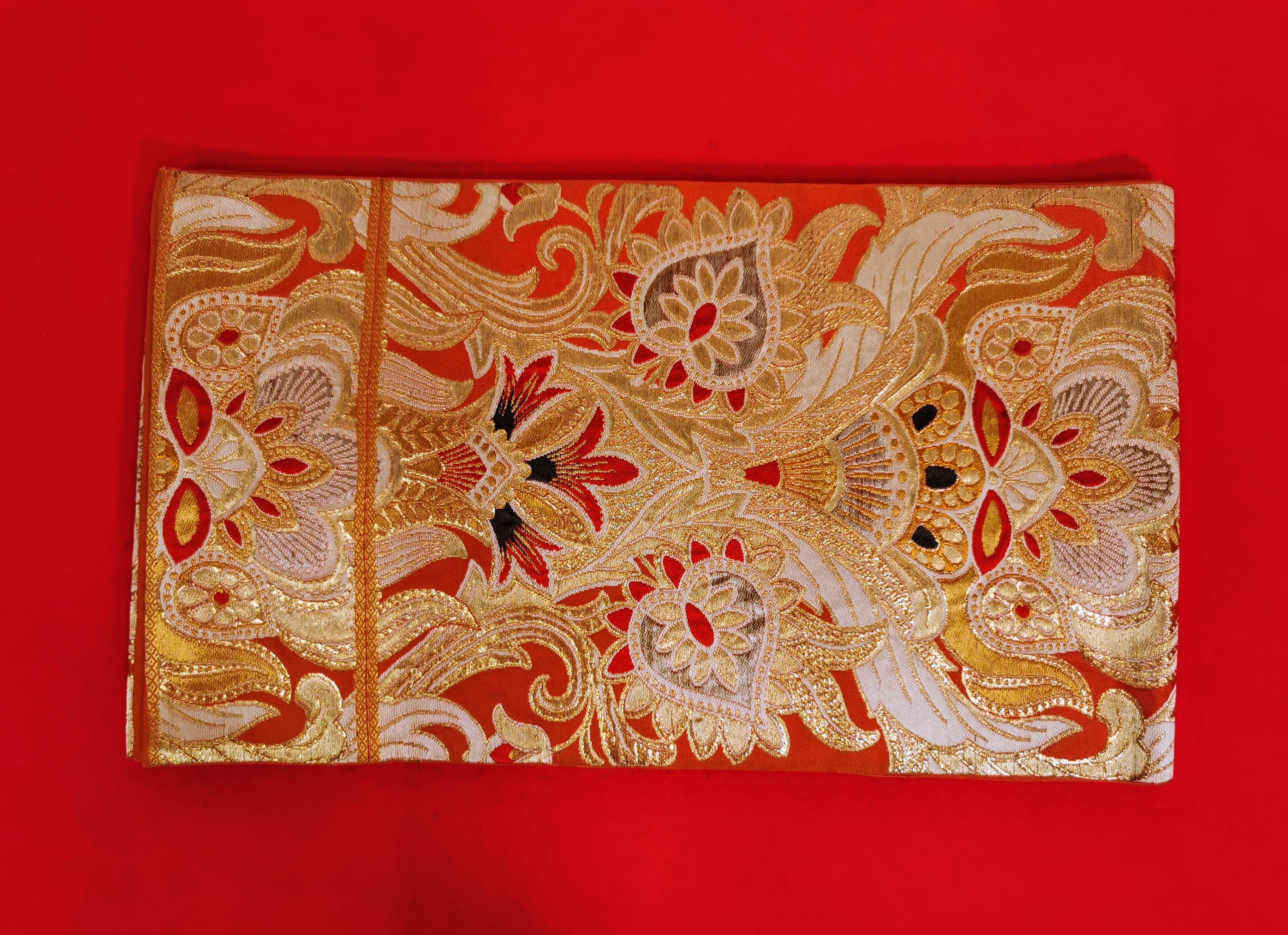 袋帯 女性 和装 和装小物 リメイク 古布 ハギレ 帯 和柄 和装帯 中古品◆toh267