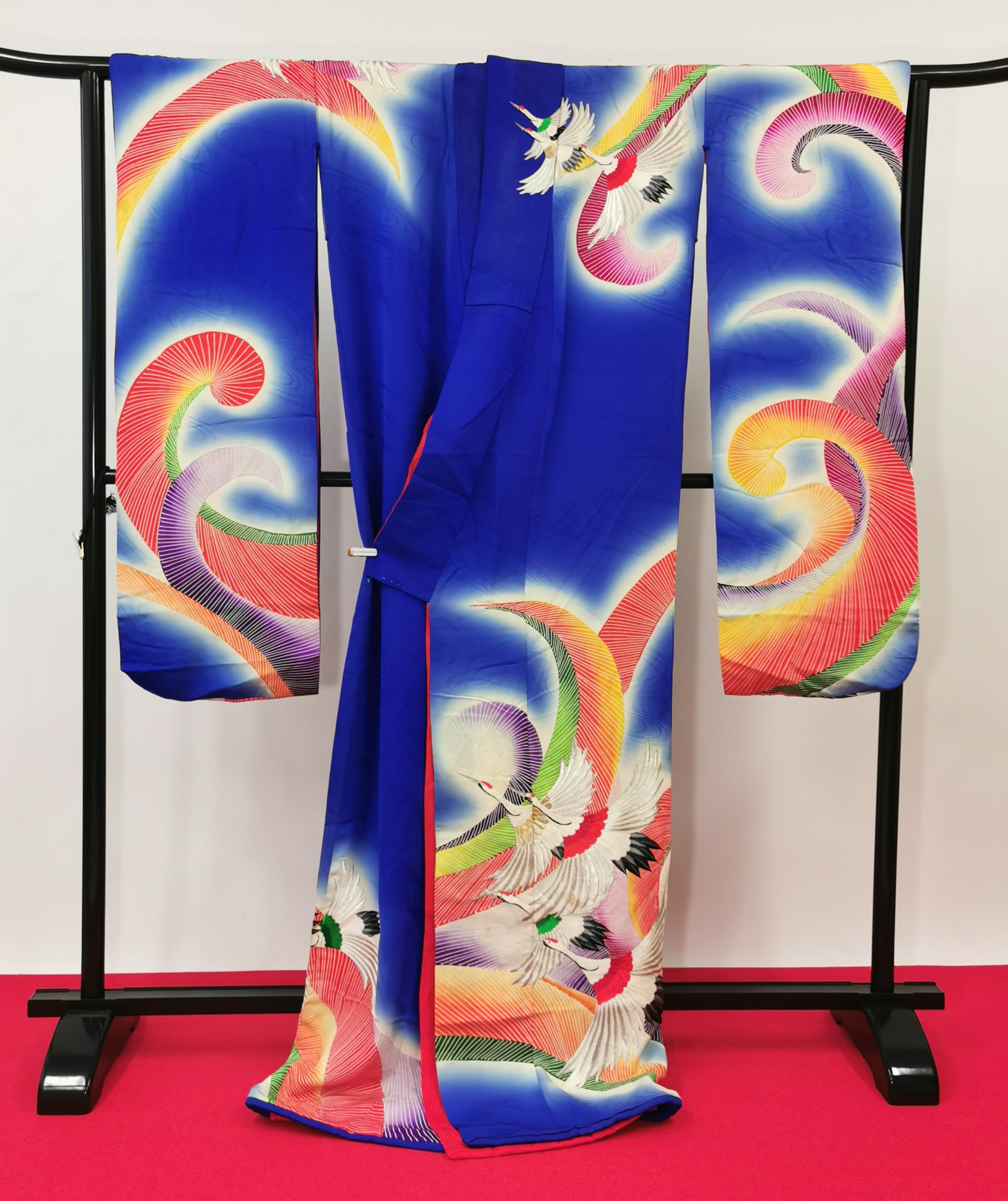 引き振袖 お引きずり 花嫁衣装 結婚式 豪華 婚礼 ウエディング 古着◆twff239