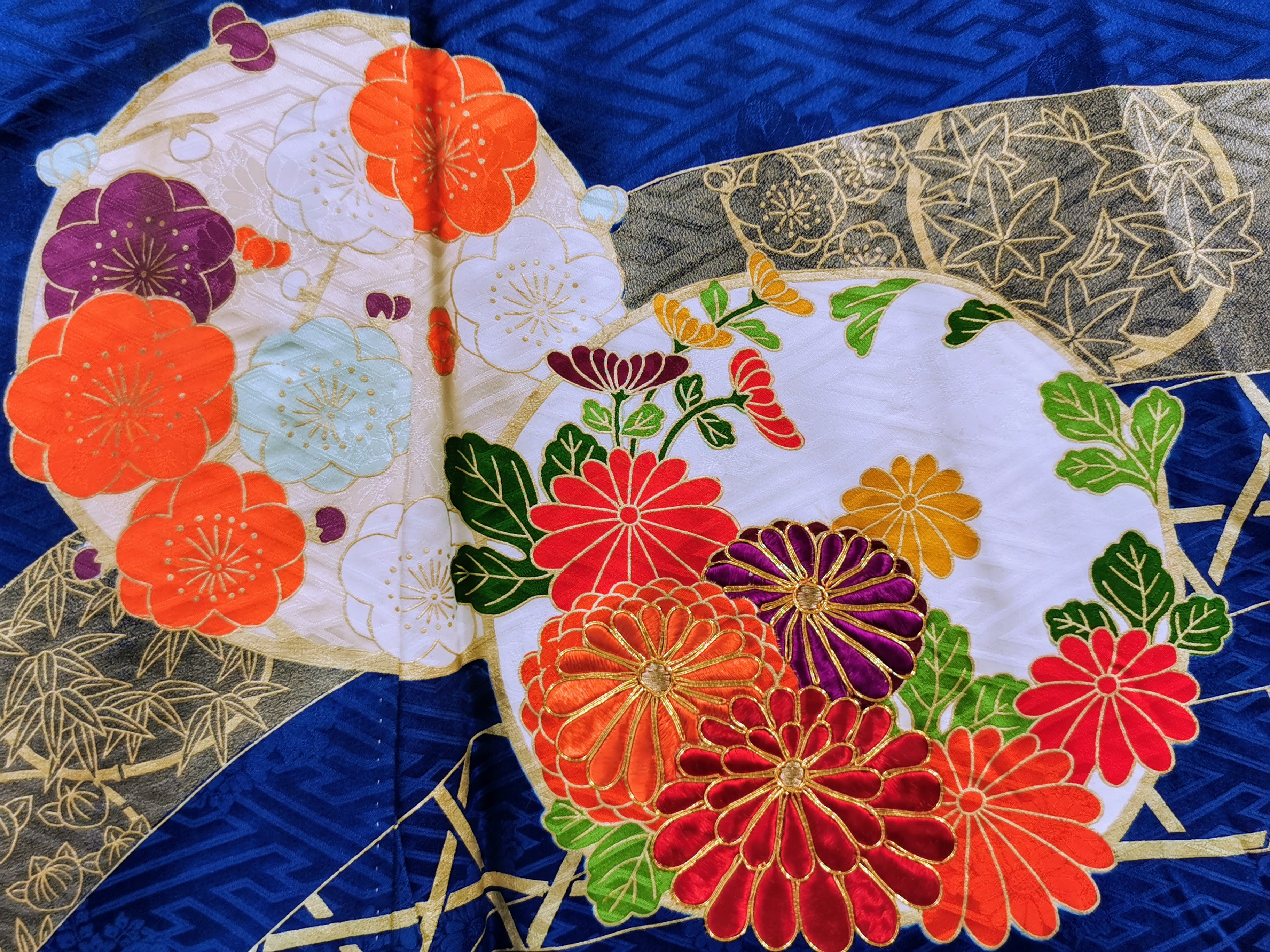 振袖 正絹 結婚式 卒業式 成人式 礼服 和服 古着◆twkf159