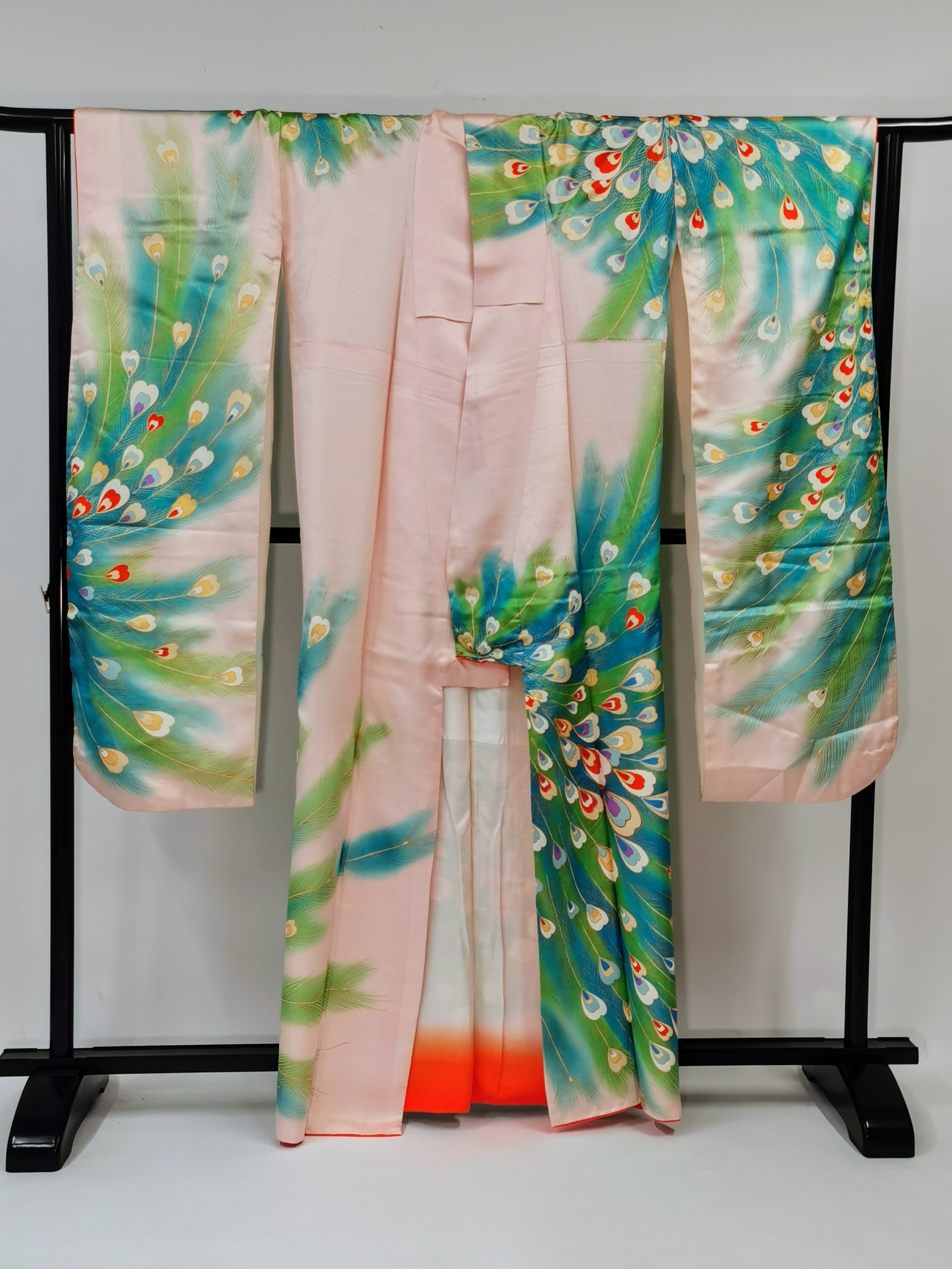 振袖 正絹 結婚式 卒業式 成人式 礼服 古着 和服◆twkf160