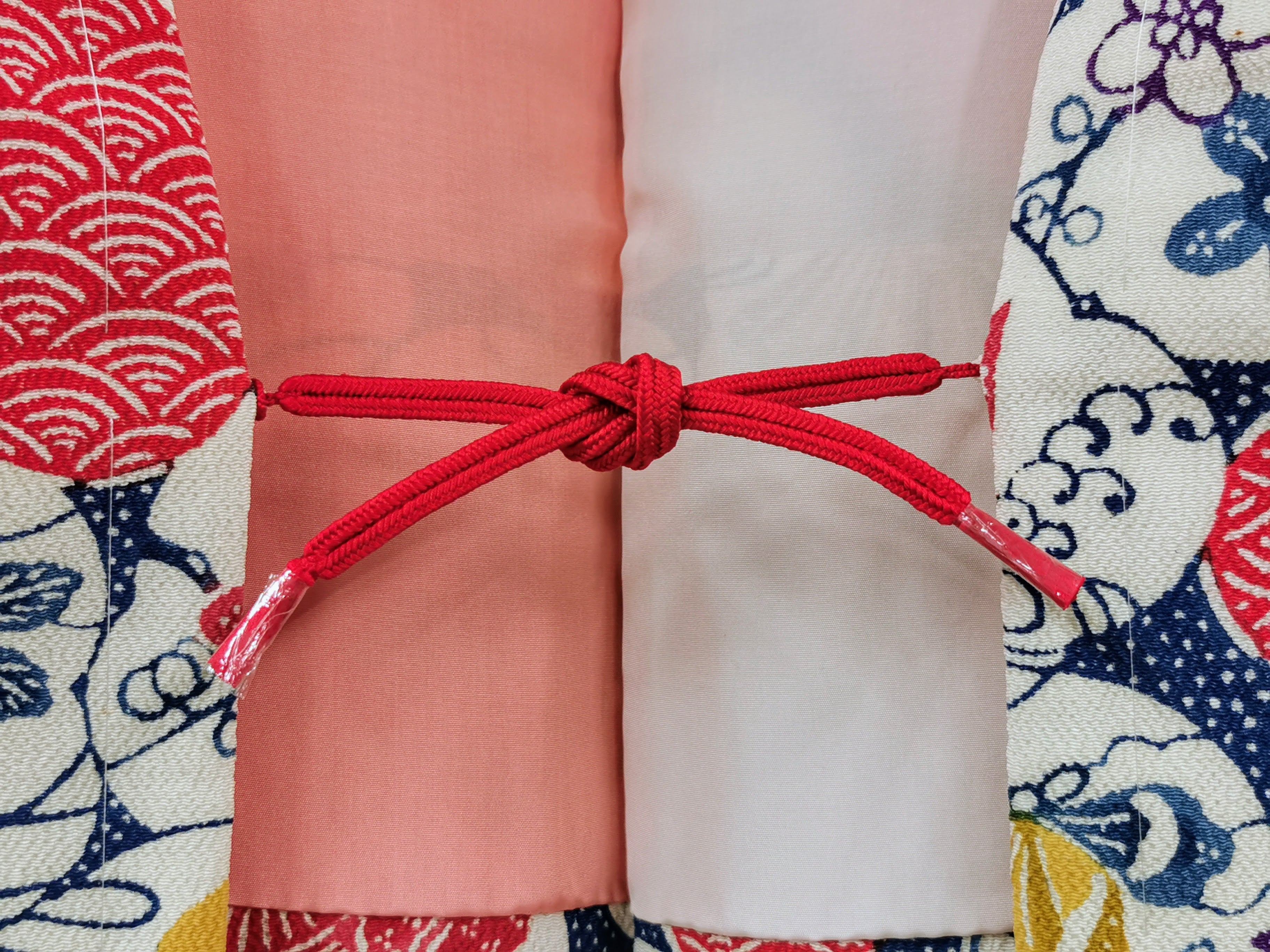 羽織 正絹 ちりめん アンティーク リユース◆twh376