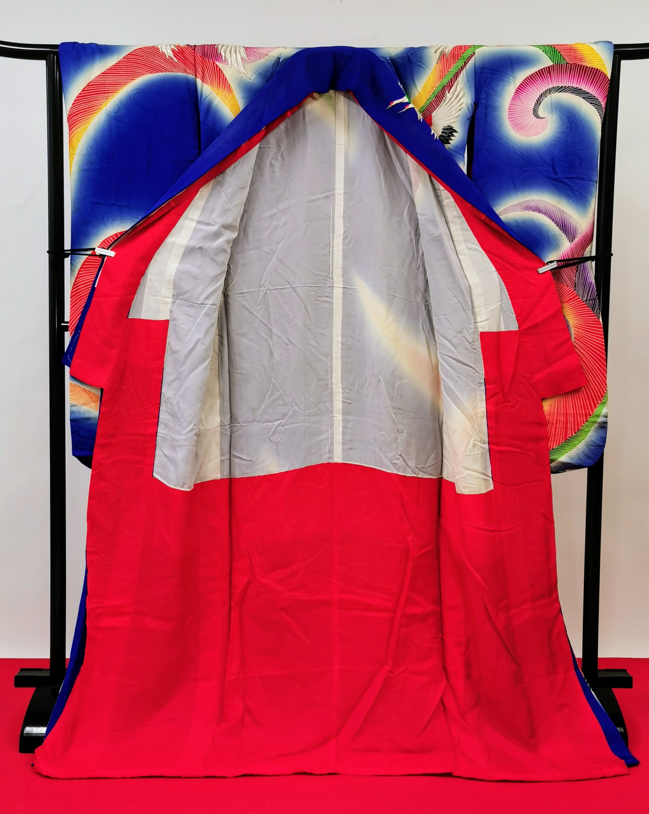 引き振袖 お引きずり 花嫁衣装 結婚式 豪華 婚礼 ウエディング 古着◆twff239