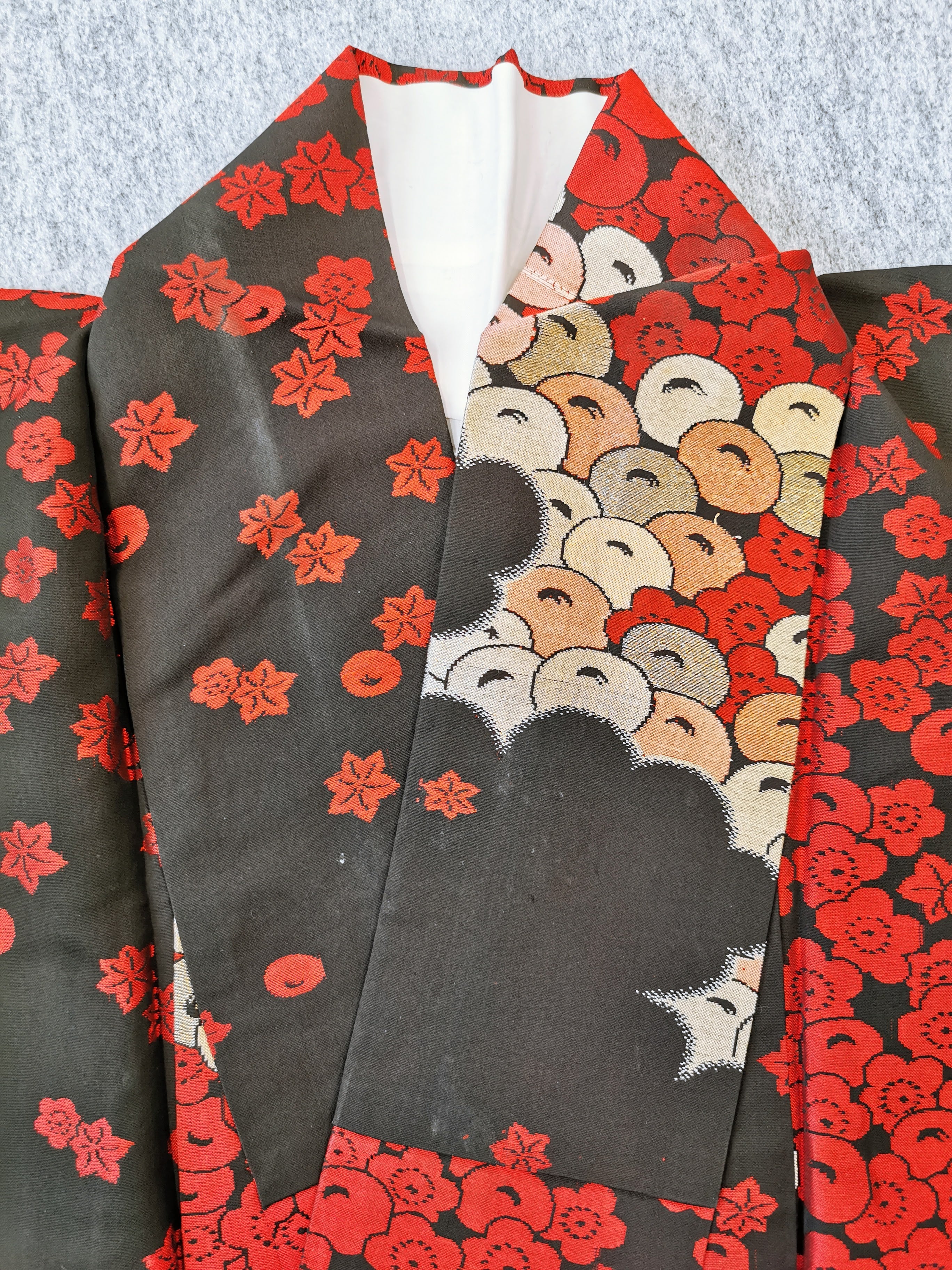 着物 小紋 和服 古着 ◆twkk147