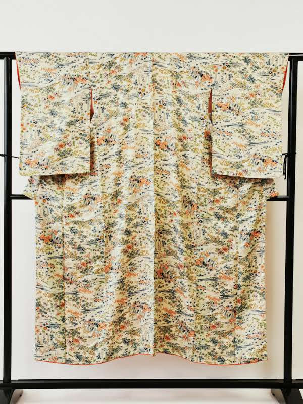 ♦KJ018 Women's kimono used Japanese clothes