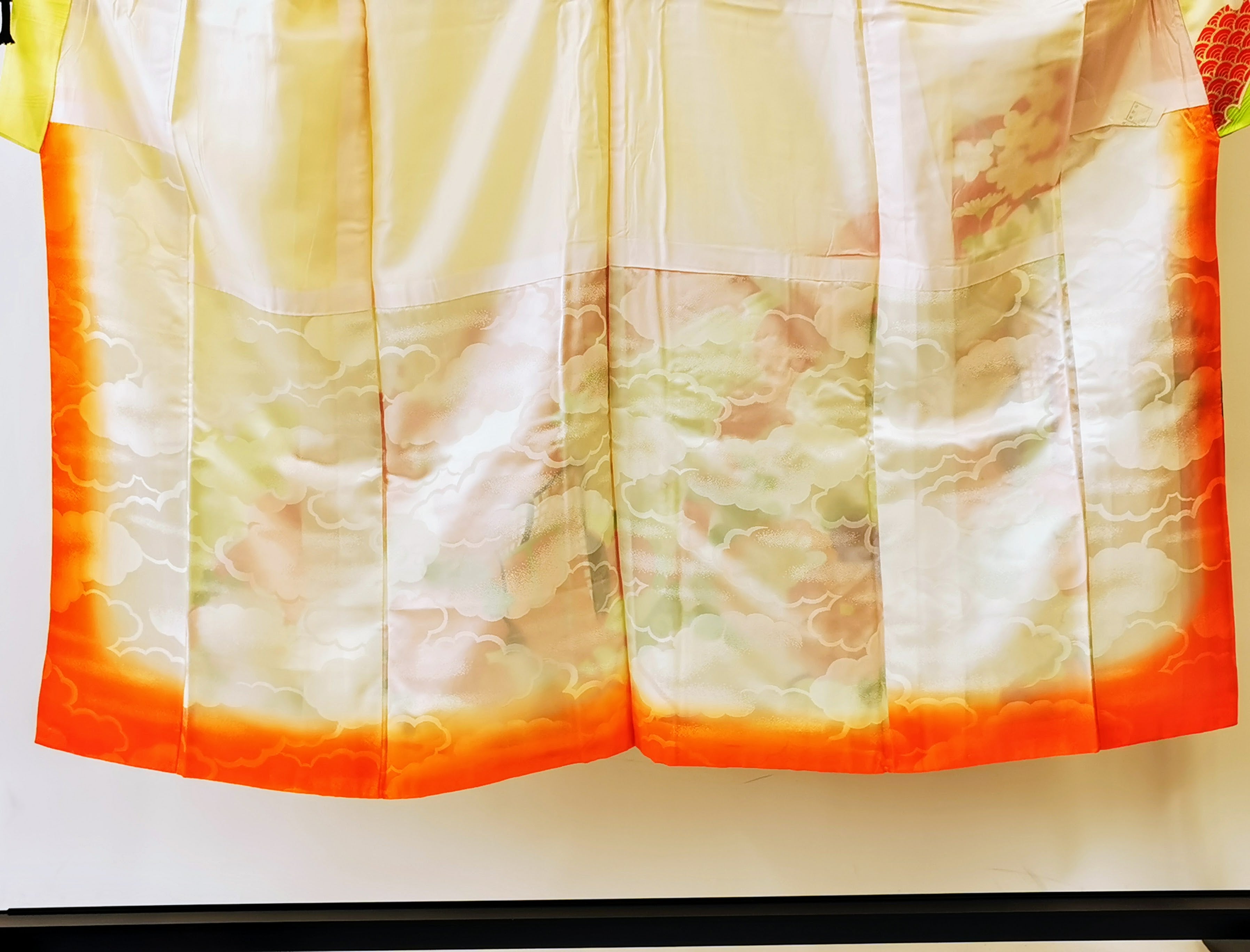 KJ059 Kids Women's Kimono used Japanese clothes