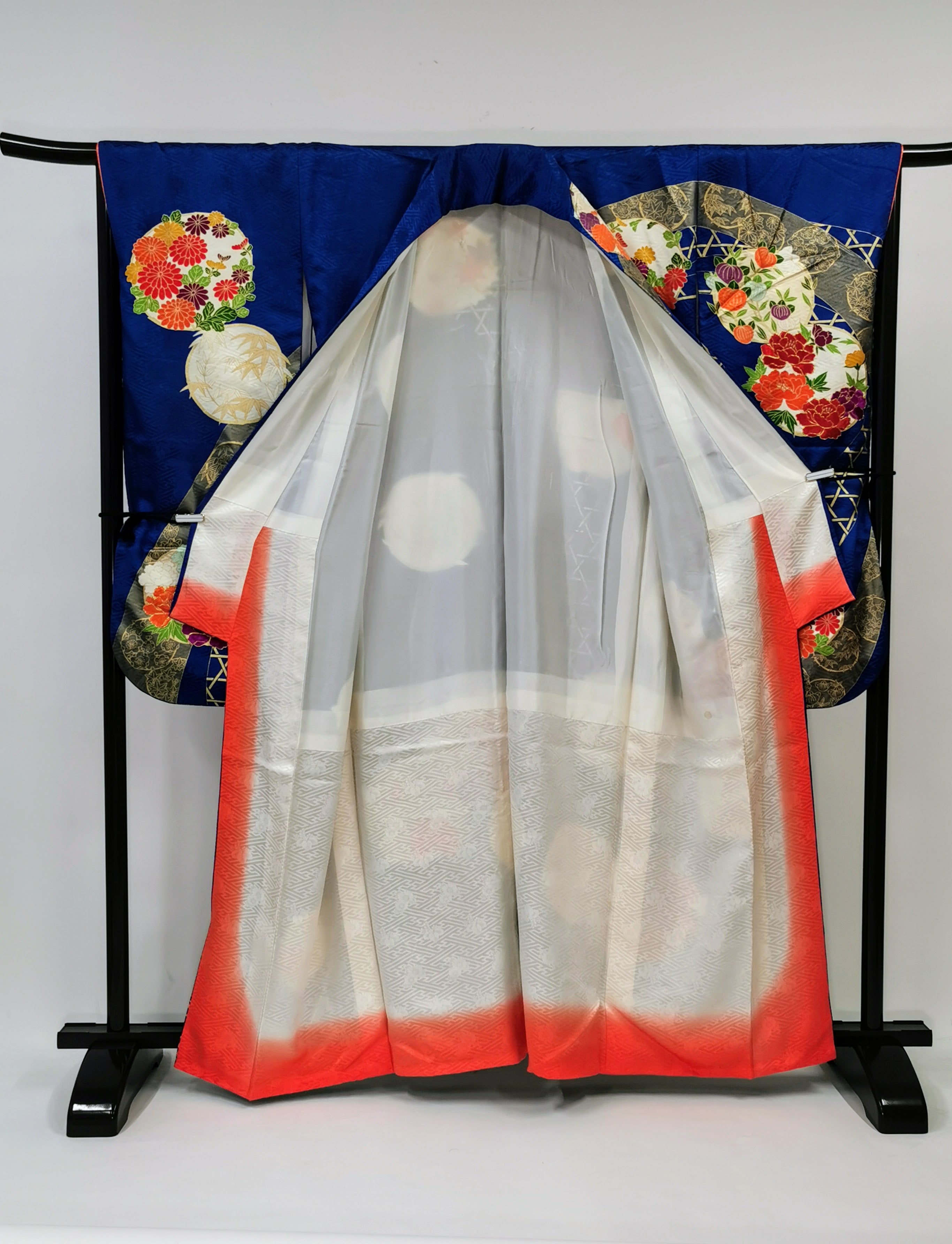 振袖 正絹 結婚式 卒業式 成人式 礼服 和服 古着◆twkf159