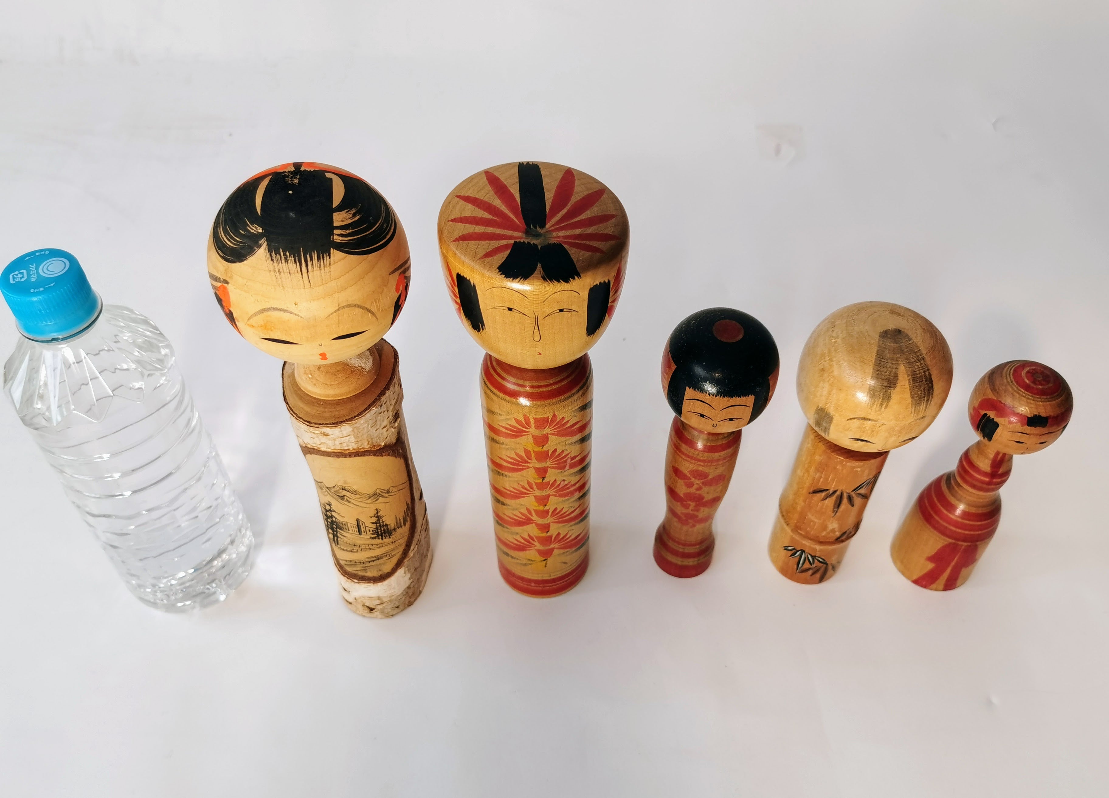 こけし まとめ売り 5体 セット doll 日本人形 民芸 伝統工芸 郷土玩具◆tkko158