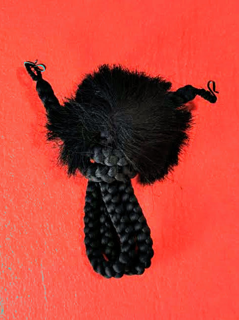 羽織紐 黒 男性用 中古品◆tmhh272