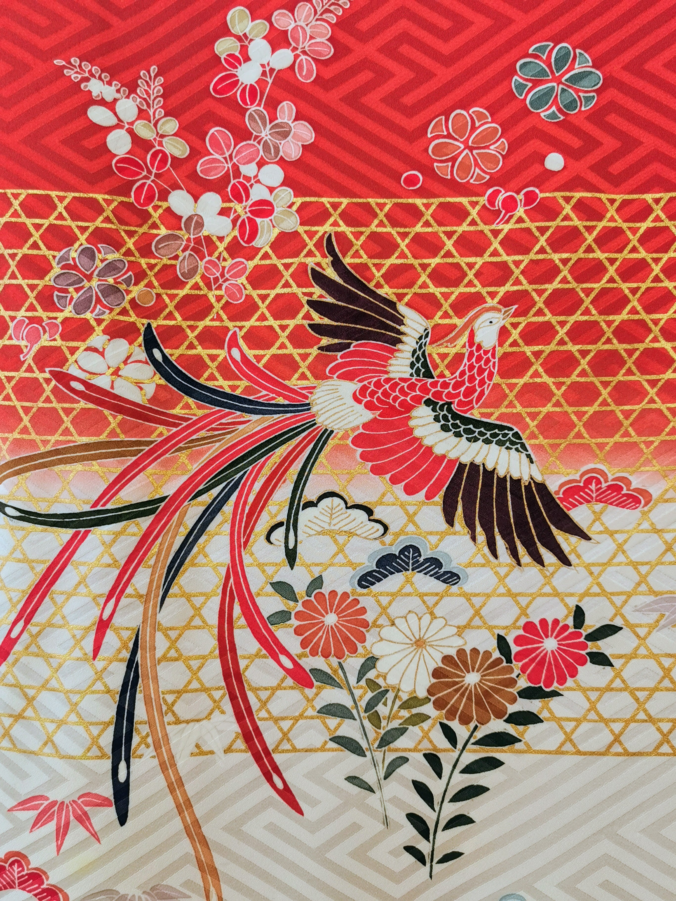 振袖 正絹 古着 結婚式 卒業式 成人式◆twf253