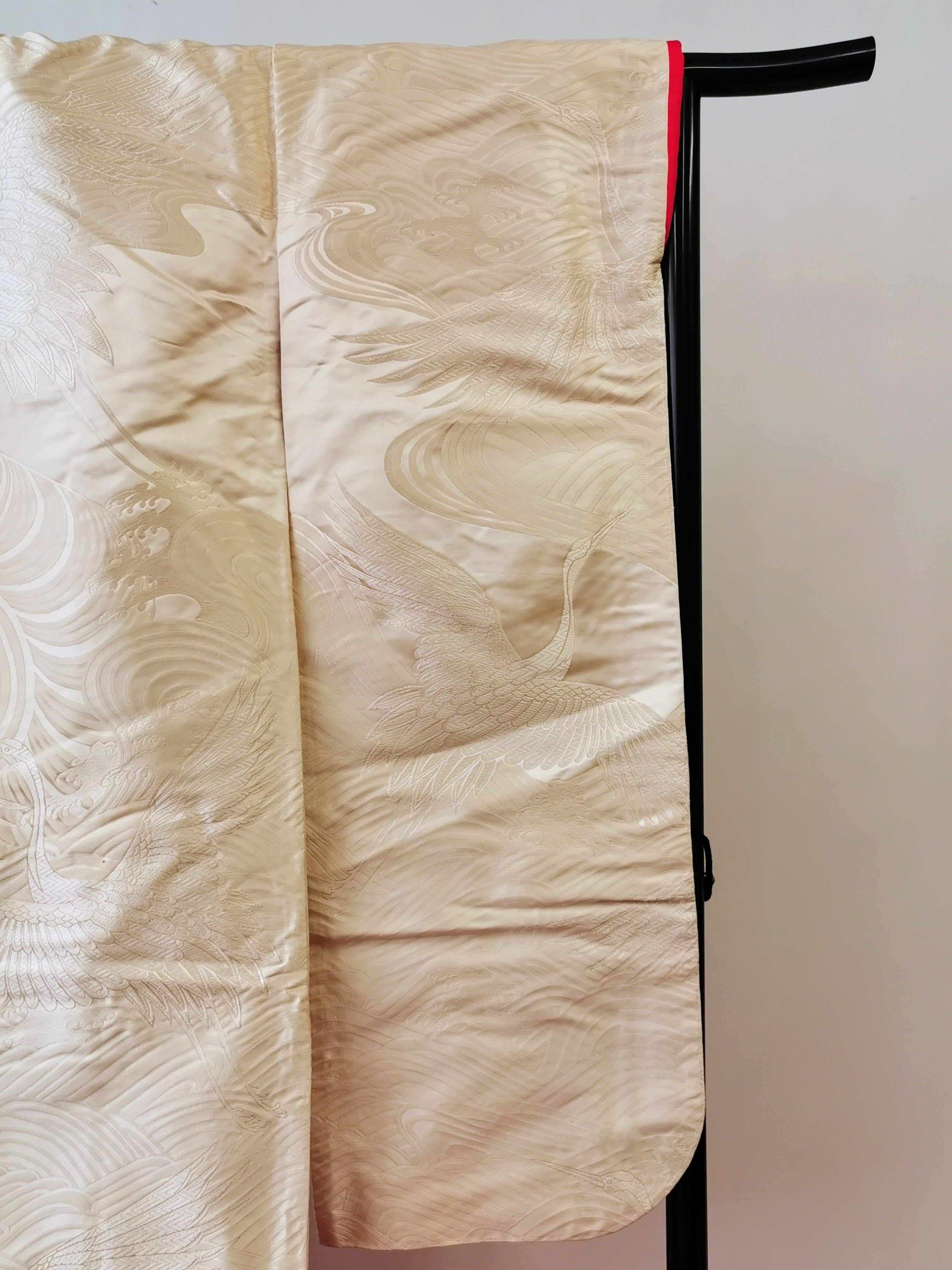 色打掛 花嫁衣装 豪華 逸品 刺繍 婚礼 結婚式 ウエディング 古着◆twu236