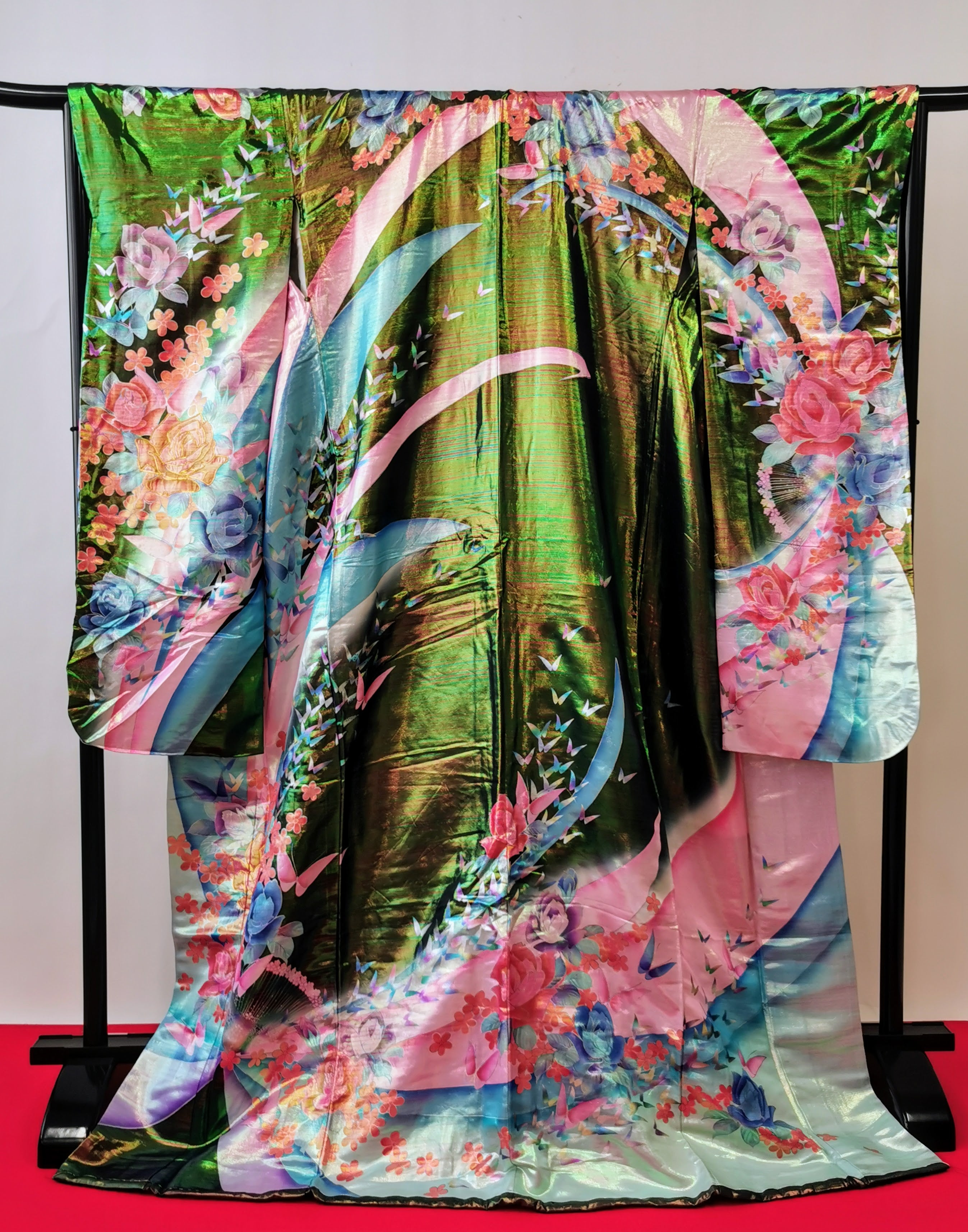 引き振袖 お引きずり 花嫁衣装 結婚式 豪華 婚礼 ウエディング 古着◆twff235