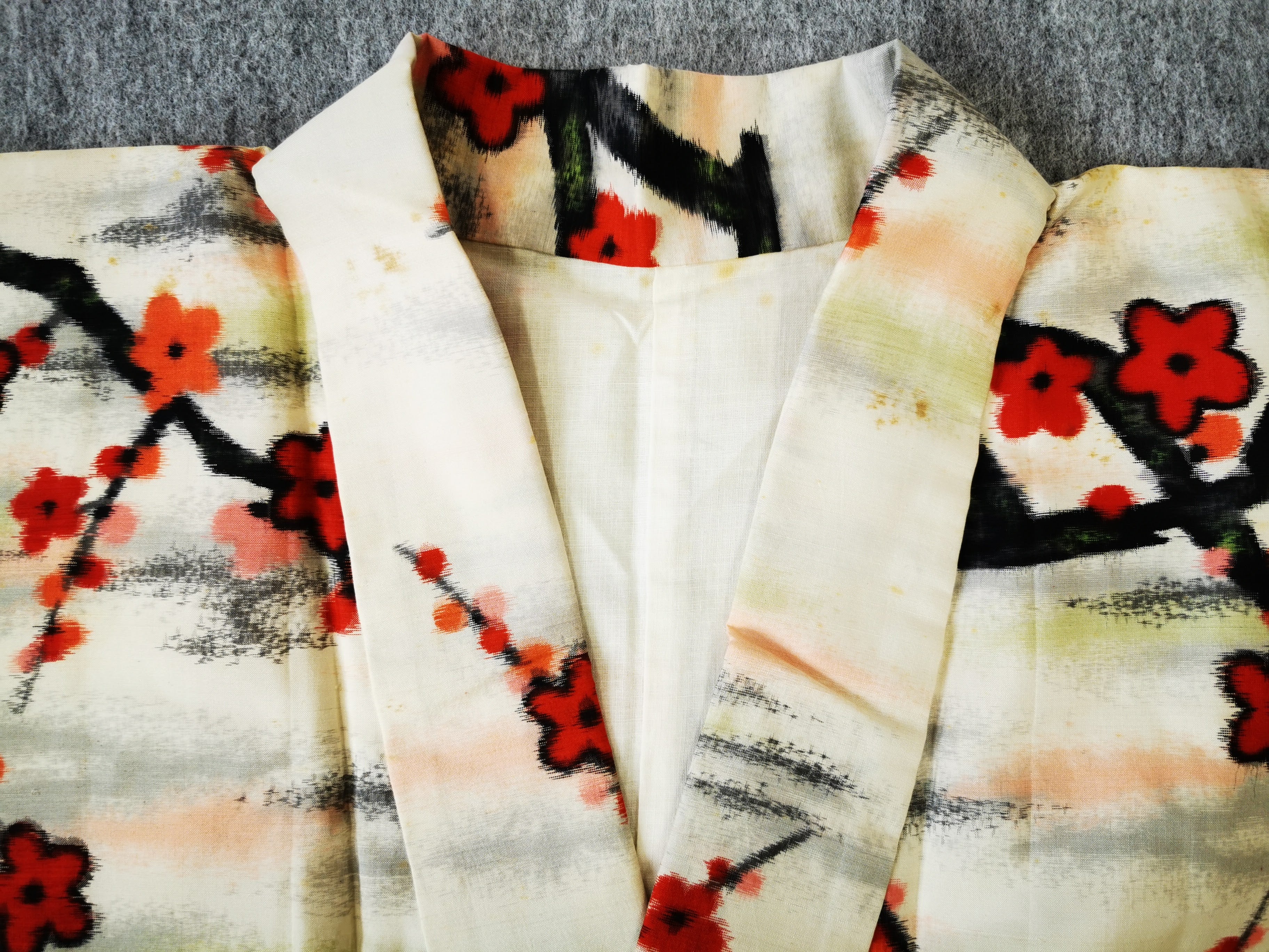 ♦KJ029 Kimono da donna usato in abiti giapponesi