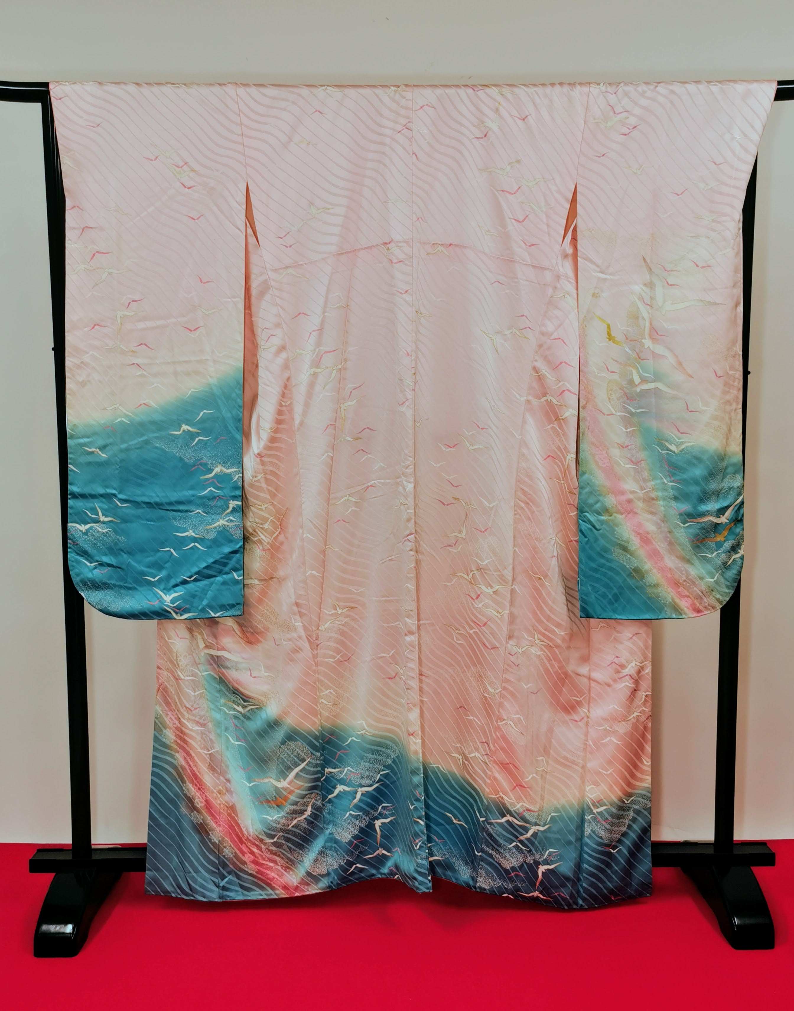 振袖 正絹 古着 結婚式 卒業式 成人式◆twf247