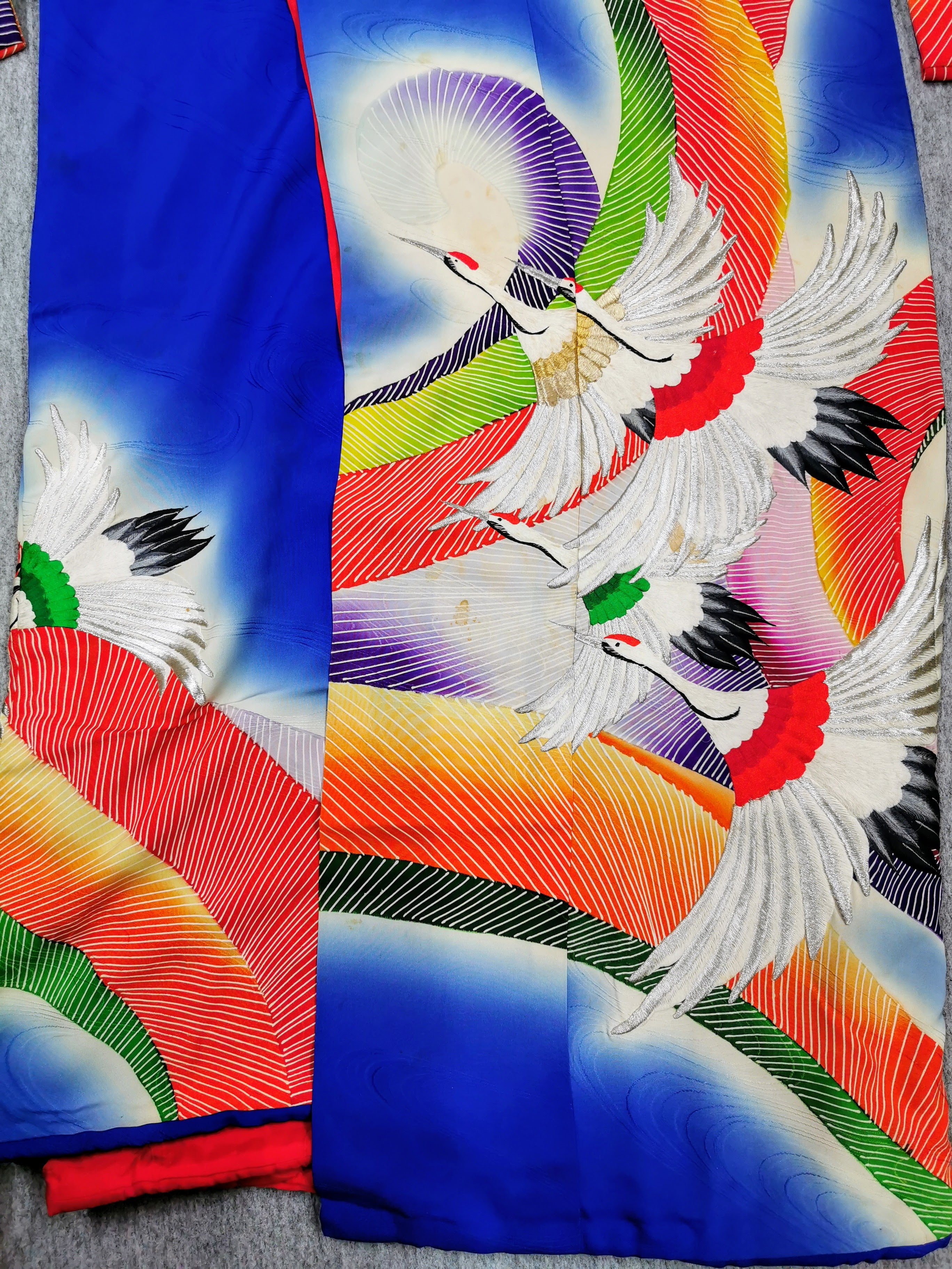 引き振袖 お引きずり 花嫁衣装 結婚式 豪華 婚礼 ウエディング 古着◆twff239