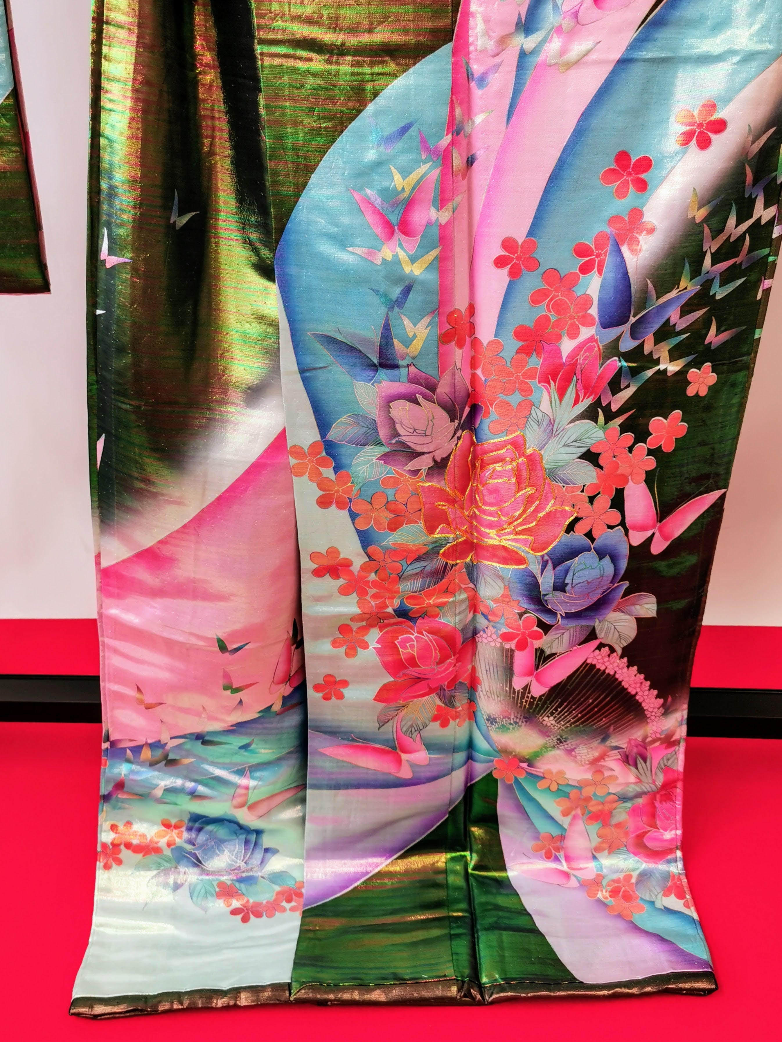 引き振袖 お引きずり 花嫁衣装 結婚式 豪華 婚礼 ウエディング 古着◆twff235