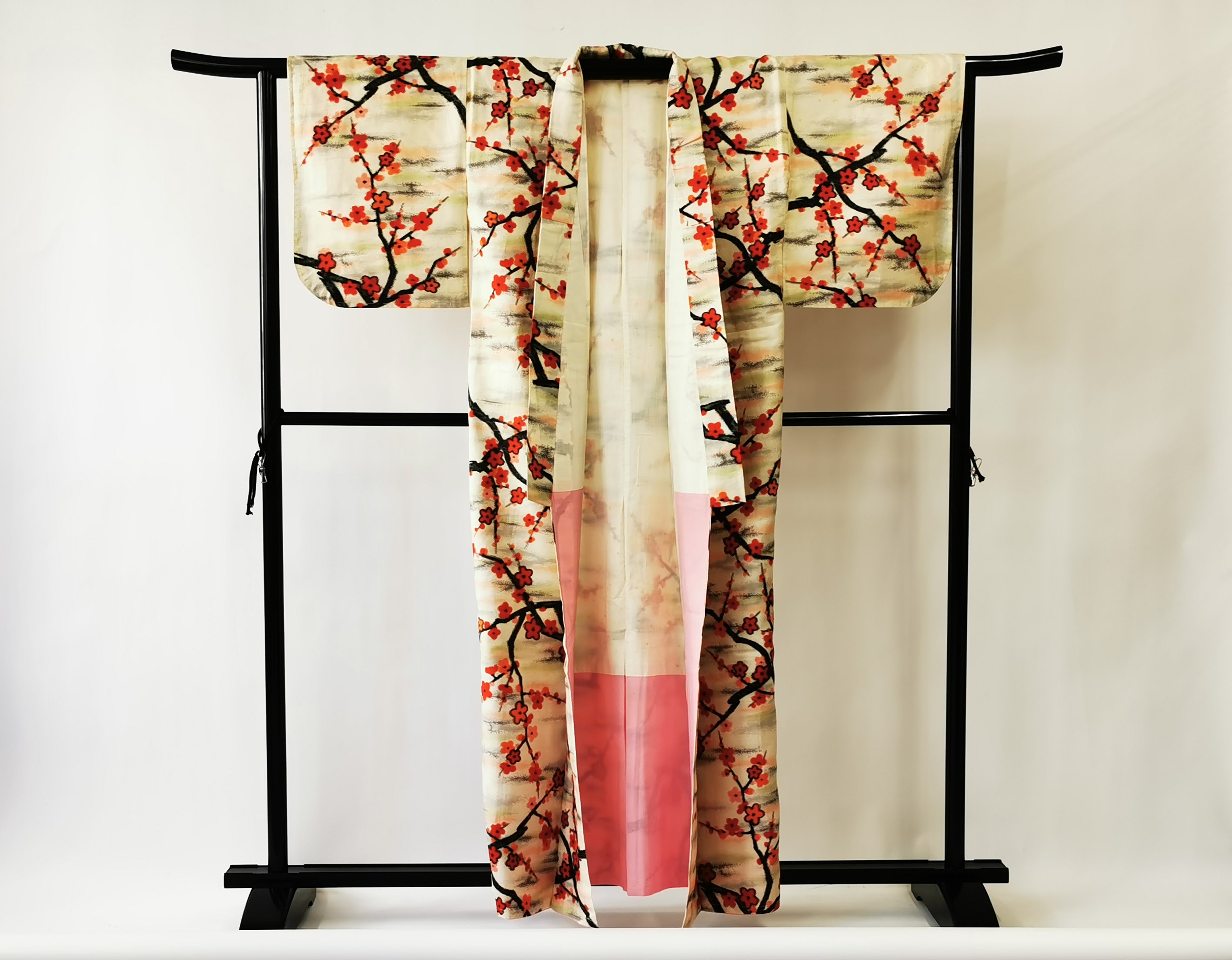 ♦KJ029 Kimono da donna usato in abiti giapponesi