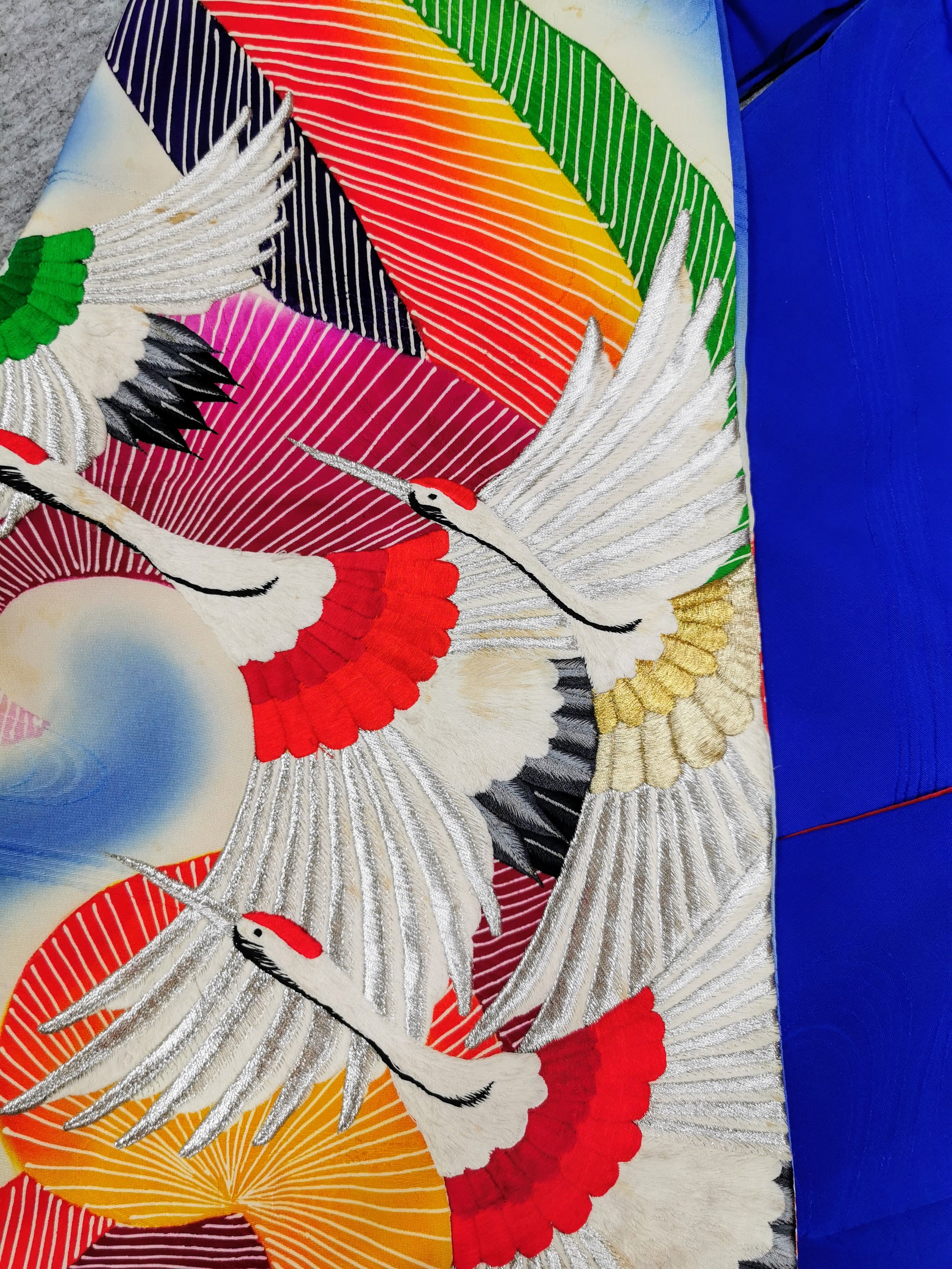 引き振袖 お引きずり 花嫁衣装 結婚式 豪華 婚礼 ウエディング 古着◆twff239