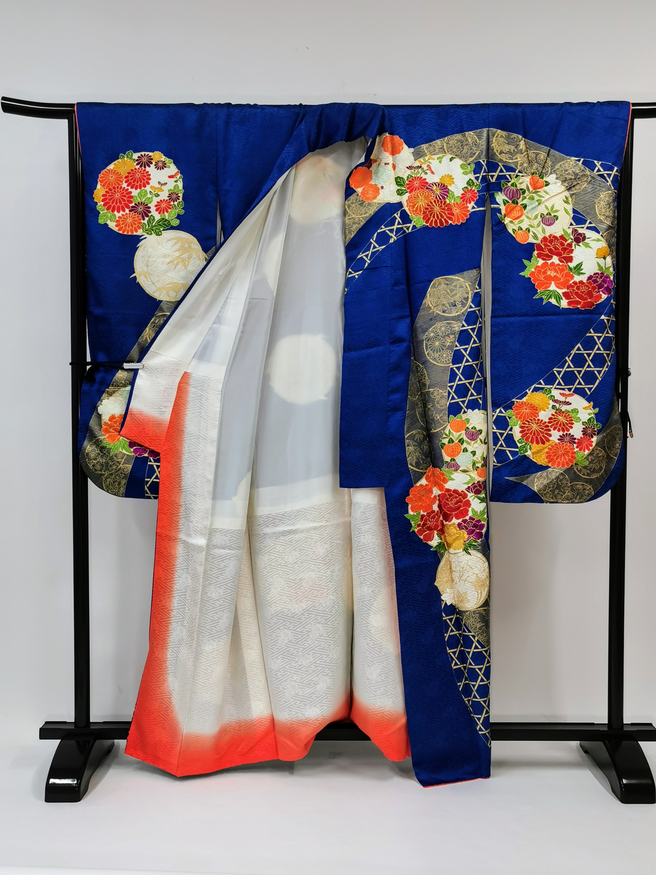 振袖 正絹 結婚式 卒業式 成人式 礼服 和服 古着◆twkf159