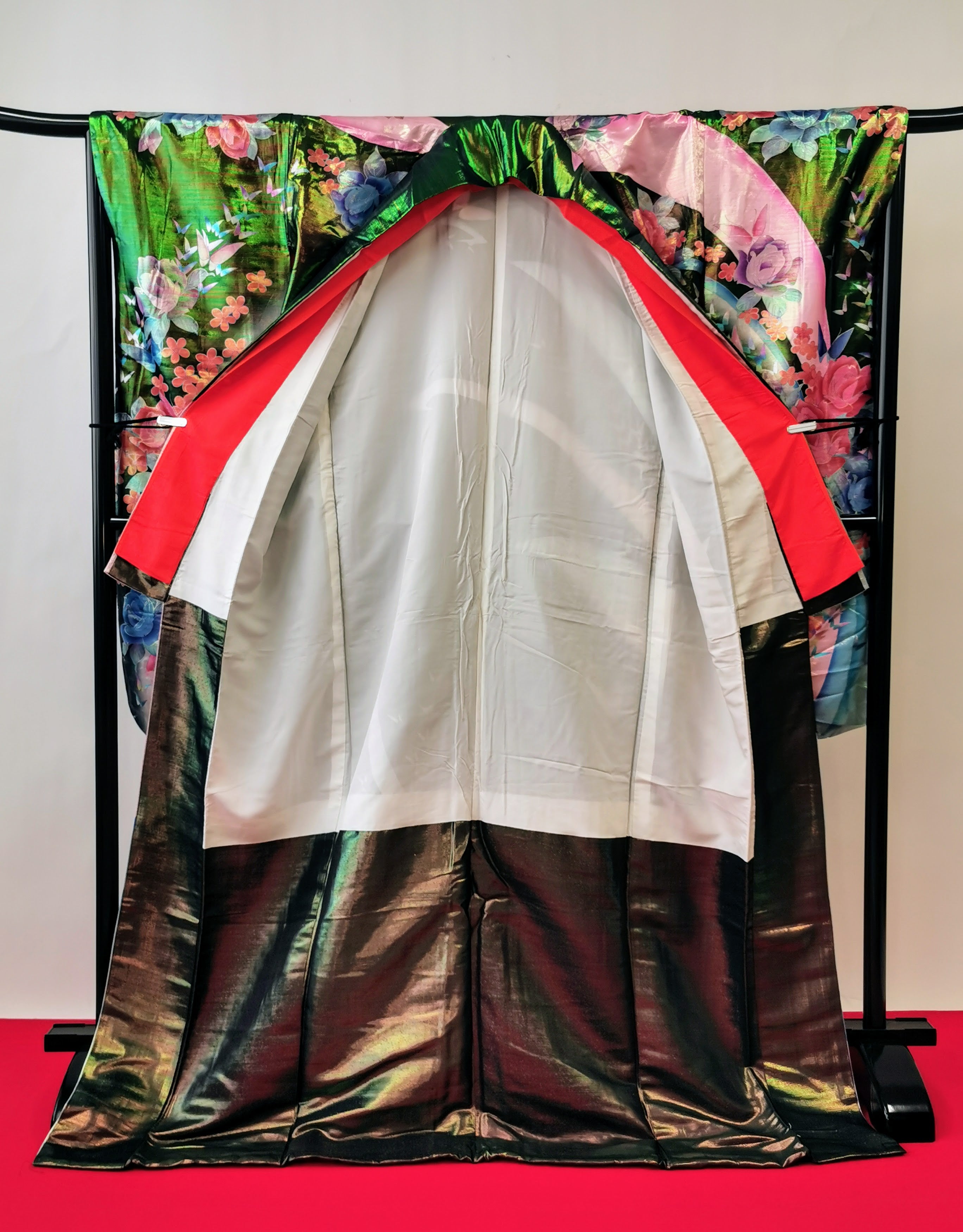 引き振袖 お引きずり 花嫁衣装 結婚式 豪華 婚礼 ウエディング 古着◆twff235