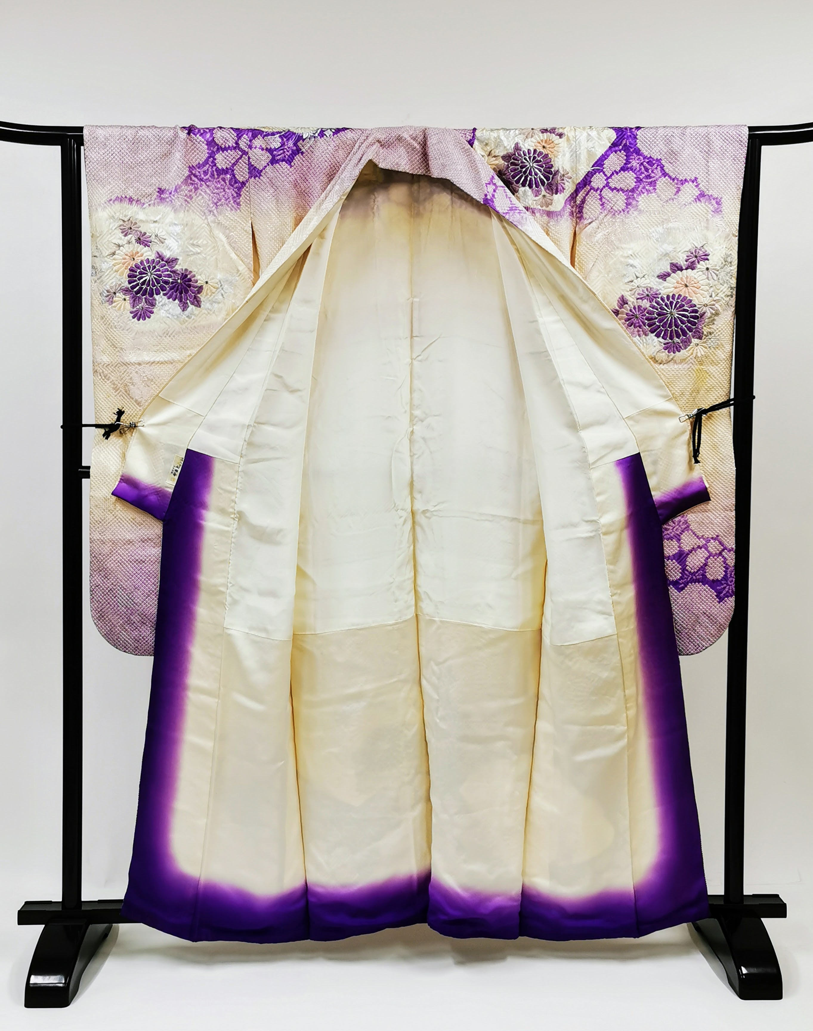 ♦KJ053 Women's Furisode used Japanese clothing