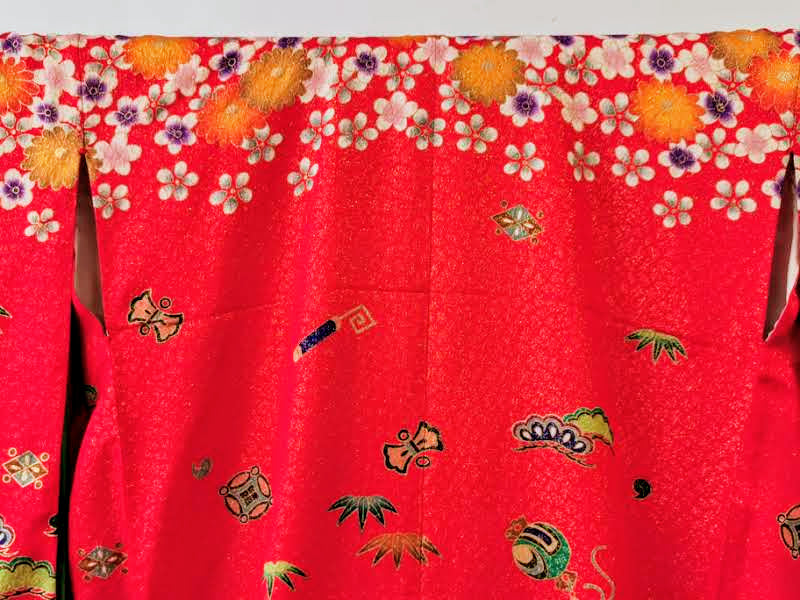 引き振袖 お引きずり 花嫁衣装 結婚式 豪華 ラメ 刺繍 婚礼 ウエディング 古着◆twff222