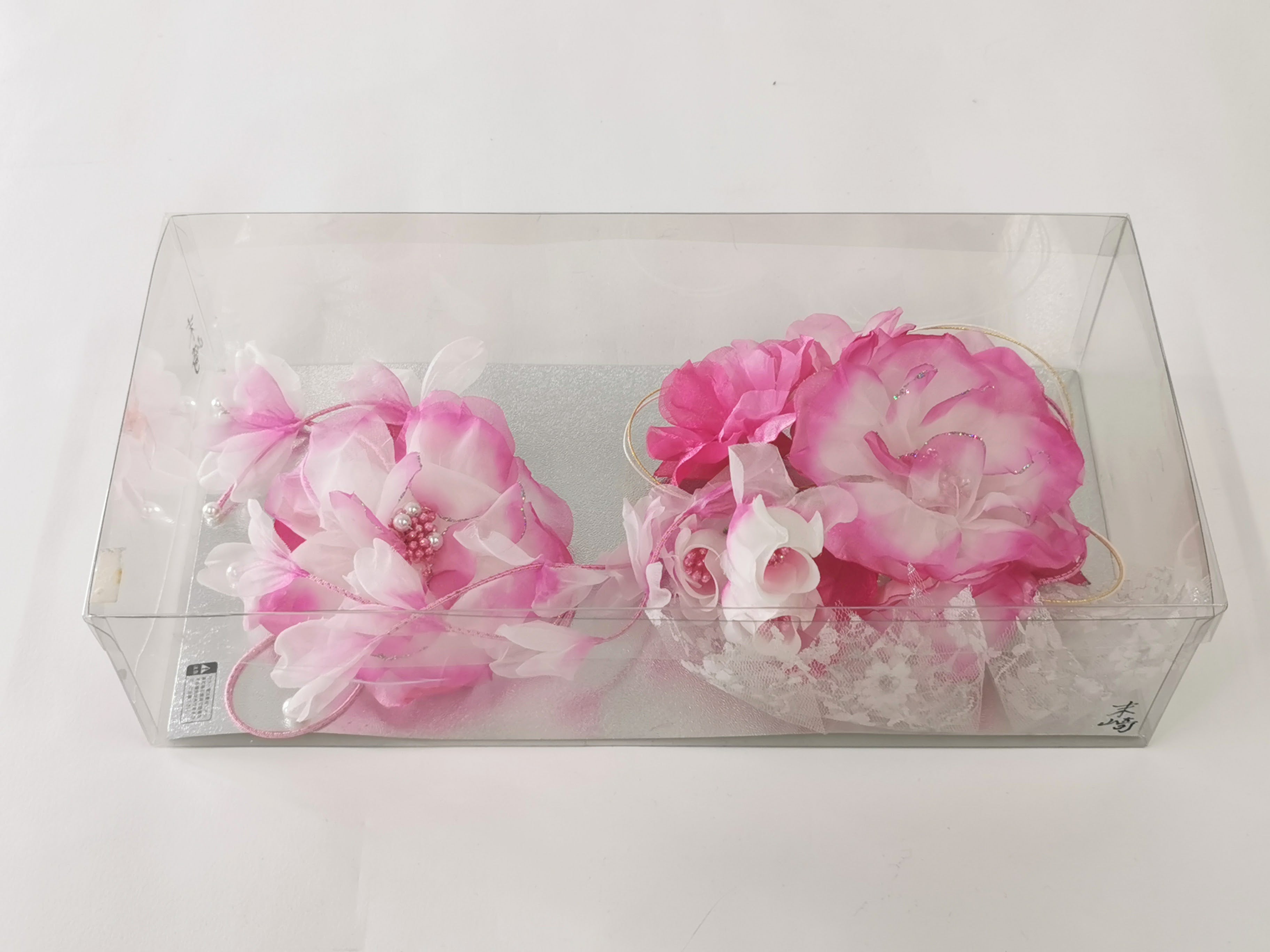 髪飾り(2個入り) 華やか 可愛い 洋花 中古◆ta188